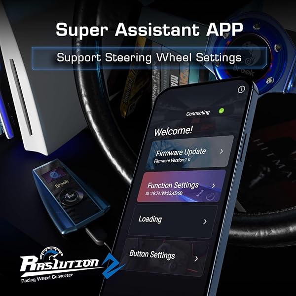 Mcbazel McBazel Brook Ras1ution 2 Racing Wheel Adapter for PS5, PS4, Xbox 360 & Switch - Includes Gam3Gear Keychain! - View 6 of 11