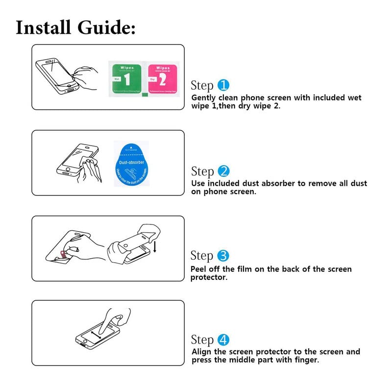 HGJTF Phone Case for AGM H5 Pro (6.52") with [3 X Tempered Glass Screen Protector], Ultra-thin Soft Silicone Bumper Shell Shockproof TPU Black Cover - View 9 of 9