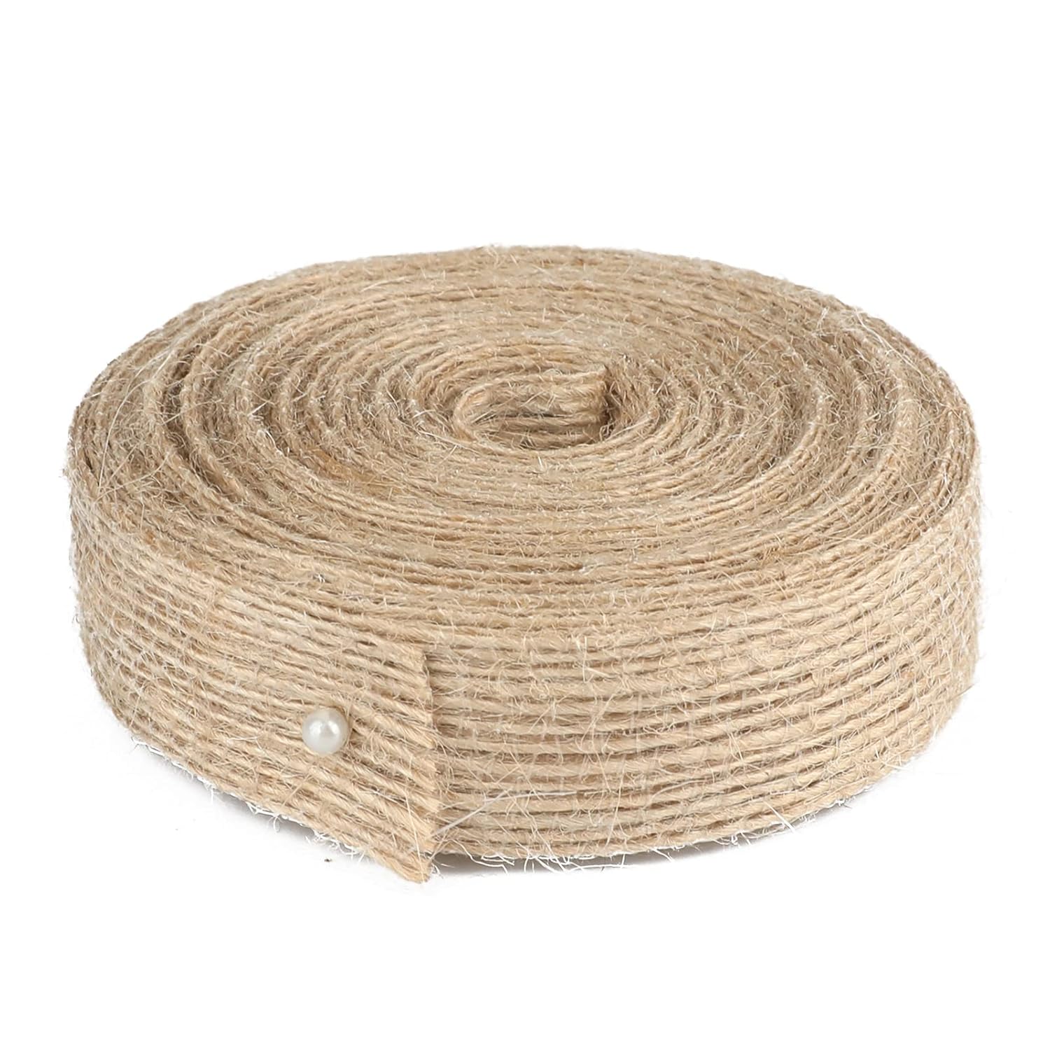 joycraft Joycraft 33 Yards Jute Burlap Fabric Ribbon Brown Premium Craft Ribbon for Bows Wreaths Weddings Gifts Parties Home Decor DIY Craft - View 2 of 6