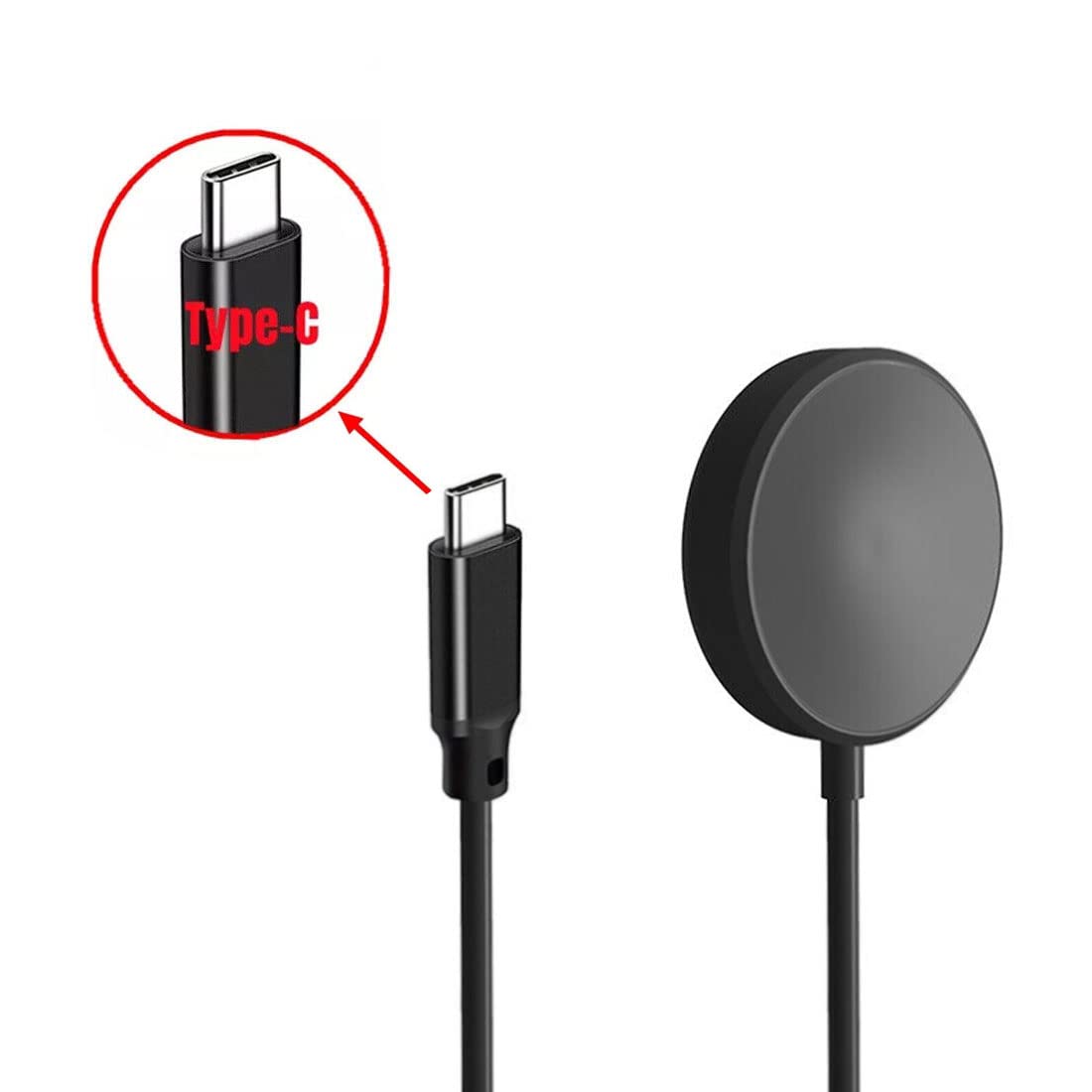 [2 Pack] Sankel Charger Compatible for Samsung Galaxy Watch 8 8 Classic Ultra FE 7 6 6 Classic 5 5 Pro 4 4 Classic 3 Active 2 Active, Replacement - View 5 of 7