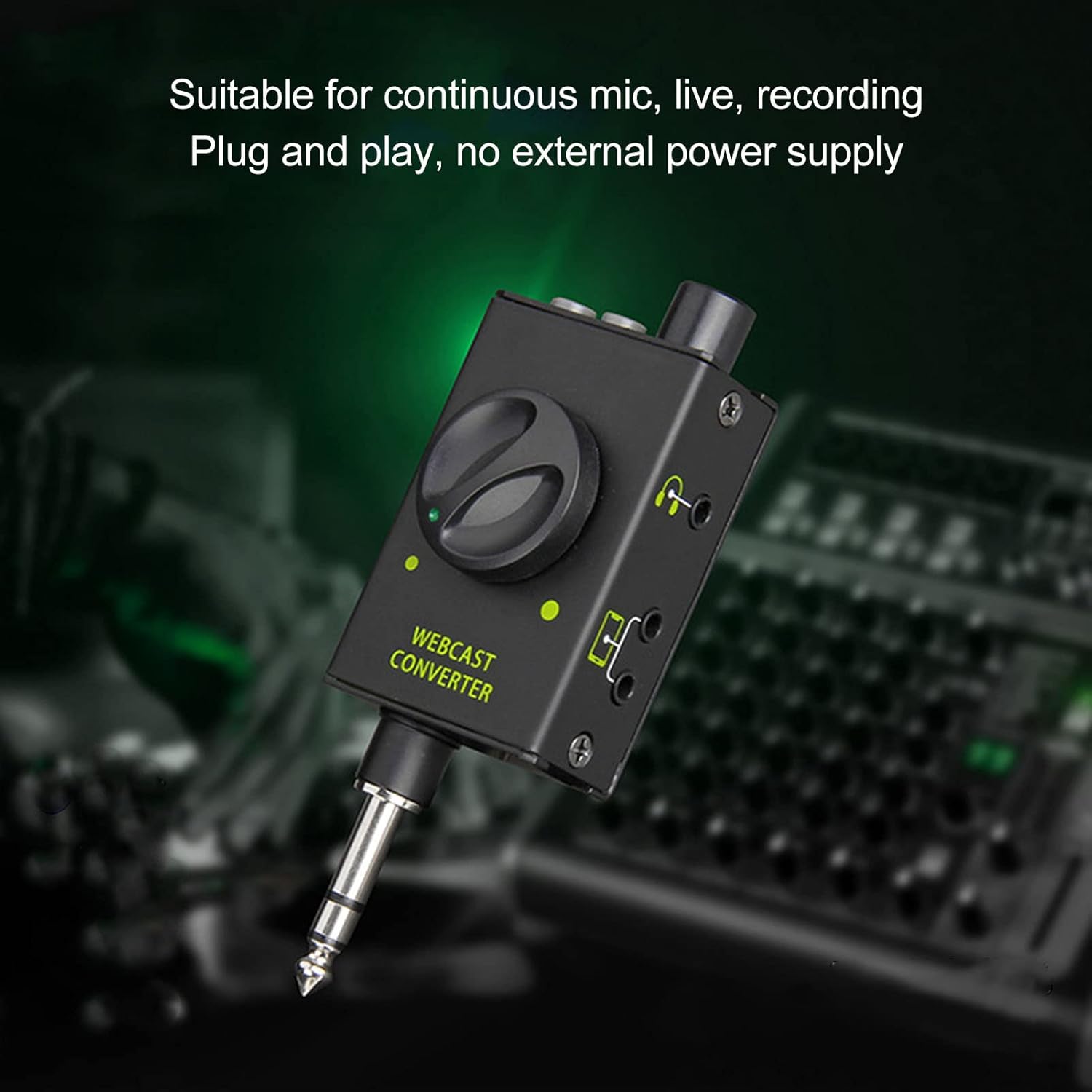 Pomya Pomya External Sound Card Portable Multifunctional Adapter for Live Recording Computer Games and Streaming - View 2 of 9