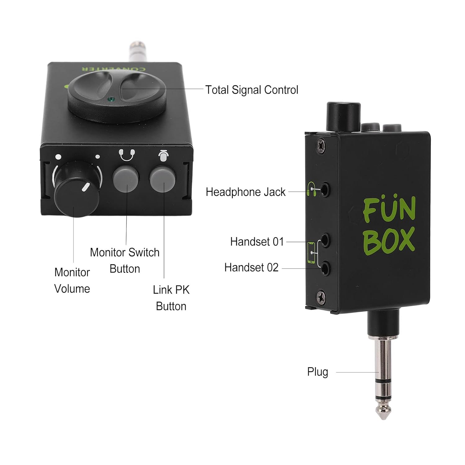 Pomya Pomya External Sound Card Portable Multifunctional Adapter for Live Recording Computer Games and Streaming - View 4 of 9