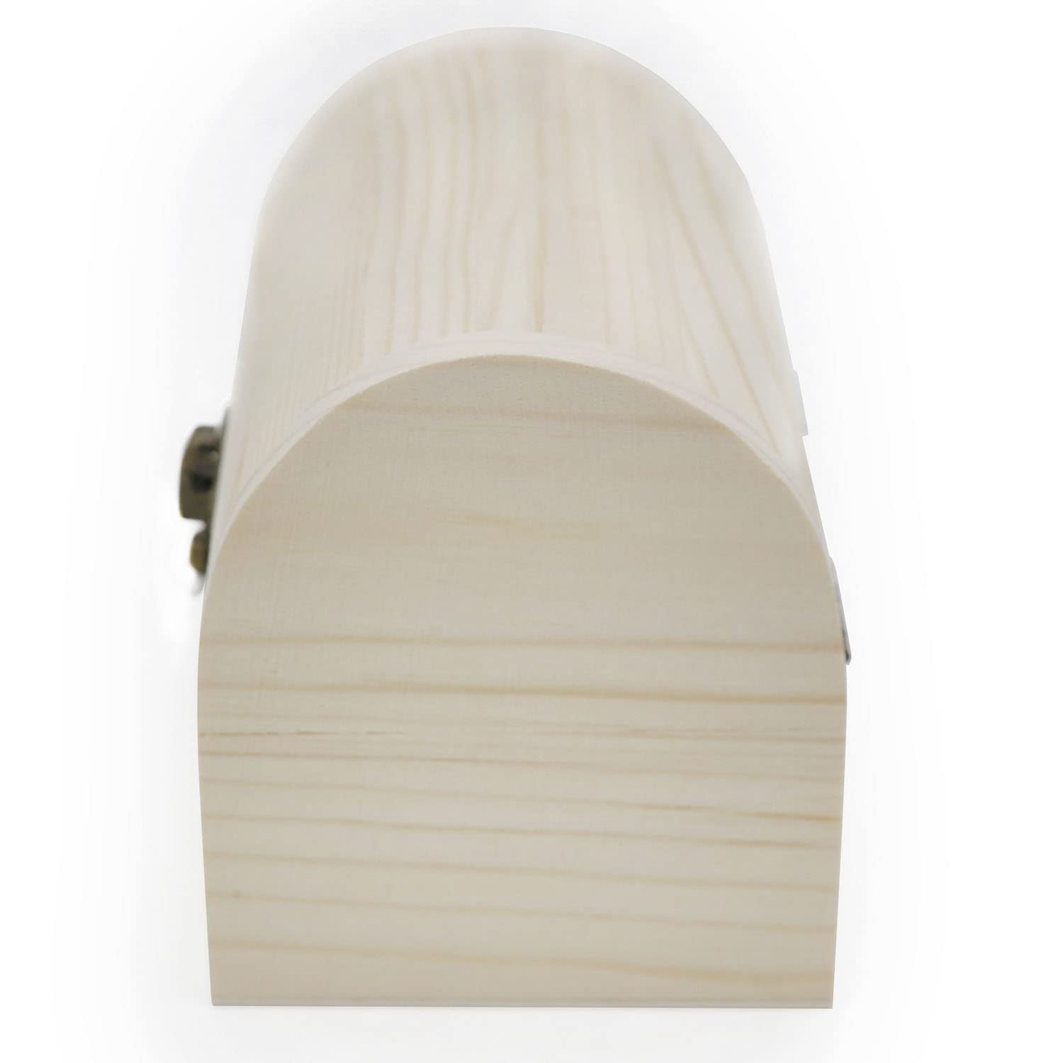 Hsiwto Hsiwto Unfinished Wood Box for DIY Craft Storage Jewelry and Toy Case - View 6 of 8