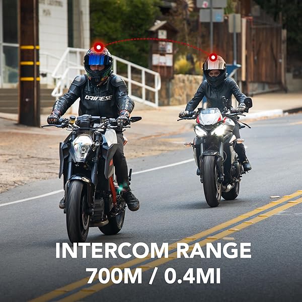 SENA Sena 5R LITE Bluetooth Intercom Headset for Motorcycles - HD Two-Way Communication, Black - View 7 of 7