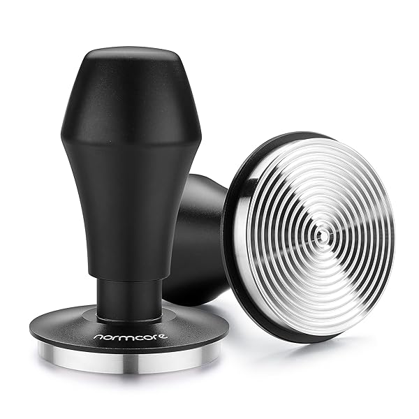 Normcore Normcore 58.5mm Espresso Tamper V4: Spring Loaded, Stainless Steel Base, Adjustable 15-30lb Springs, Anodized Aluminum Handle