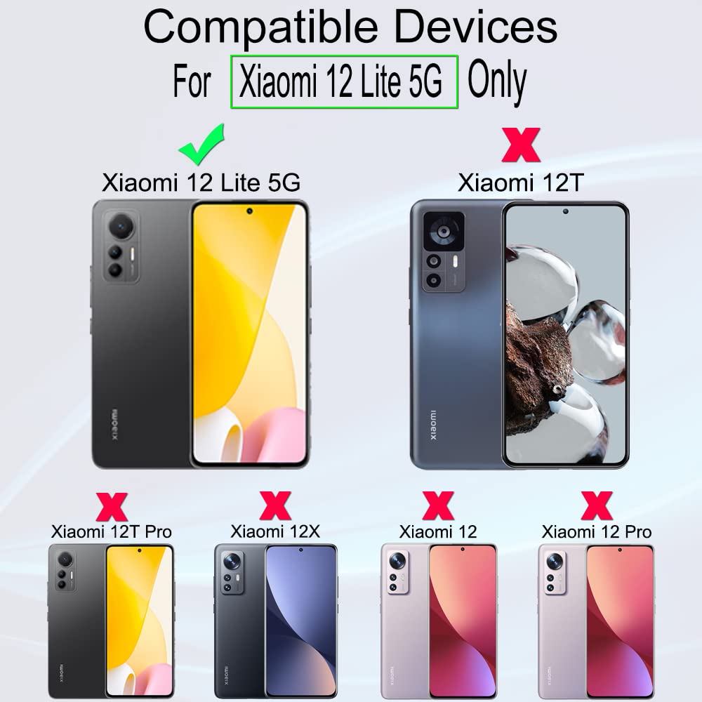 Ibywind 2 Pack Screen Protector For Xiaomi 12 Lite 5G 6.55"(Not For Xiaomi 12 12X 12 Pro 12T 12T Pro),9H Hardness Tempered Glass,With 1Pc Camera Lens - View 2 of 8