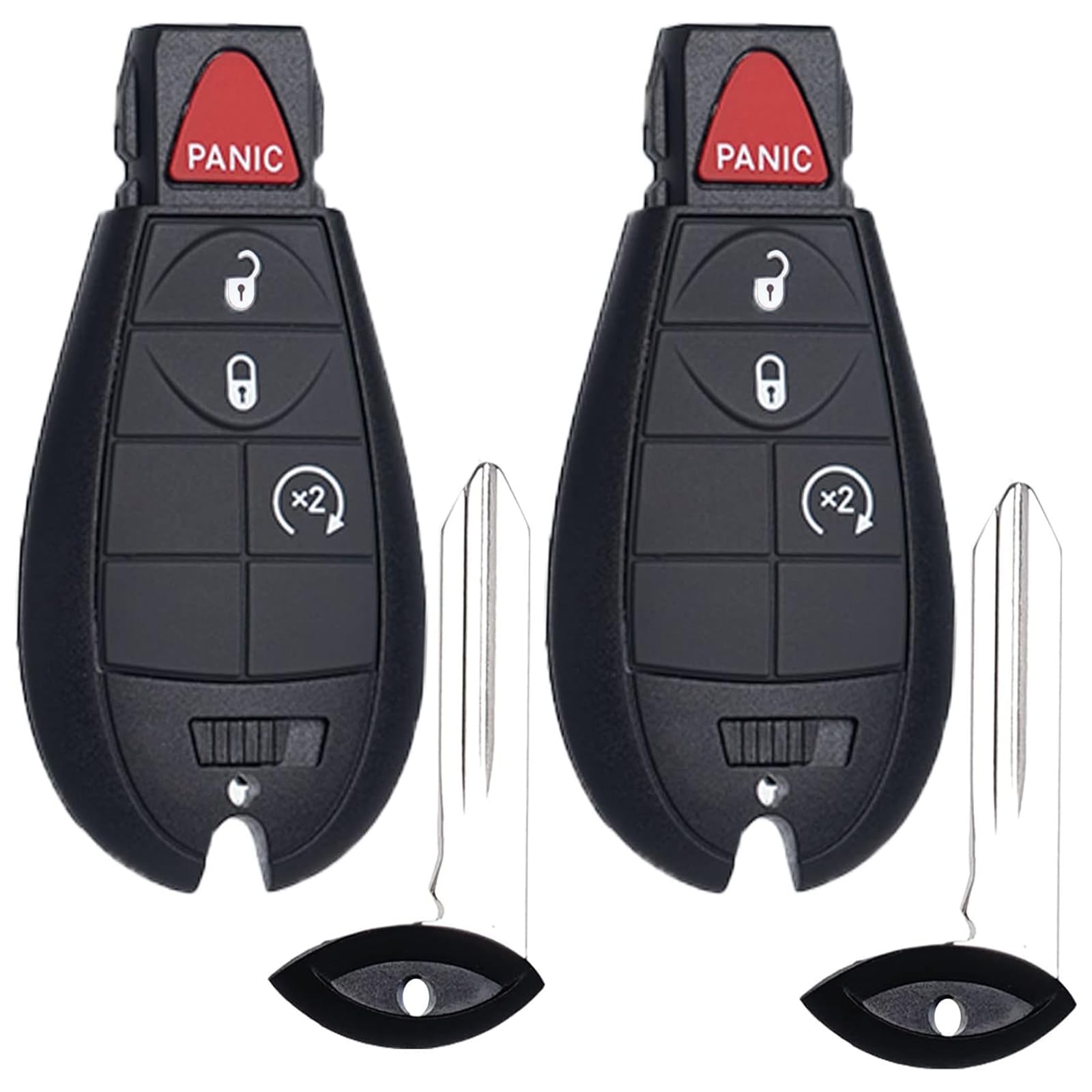 SUPALAND Key Fob FOBIK Keyless Entry Remote Start Control Replacement Fits for Dodge Ram 1500 2500 3500 HD 2013 2014 2015 2016 2017 2018 2019 2020