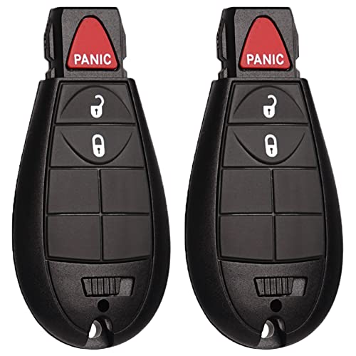 SUPALAND Replacement Car Key Fob for Dodge Ram 1500/2500/3500 (2013-2021) - Keyless Entry & Remote Start - Pack of 2 - View 7 of 8