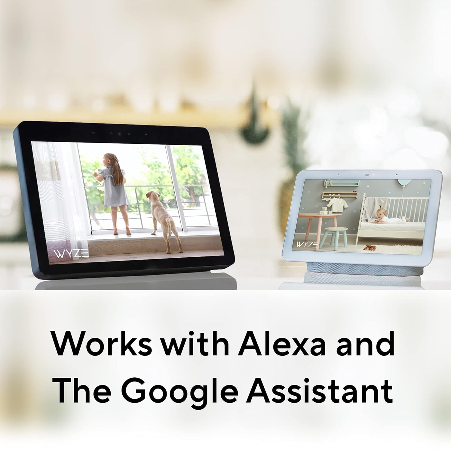 WYZE Wyze Cam Pan v2 360 Degree Pet Camera with Phone App Indoor Smart Security Camera for Dog Cat Baby Elderly Monitoring 2 Pack - View 3 of 7