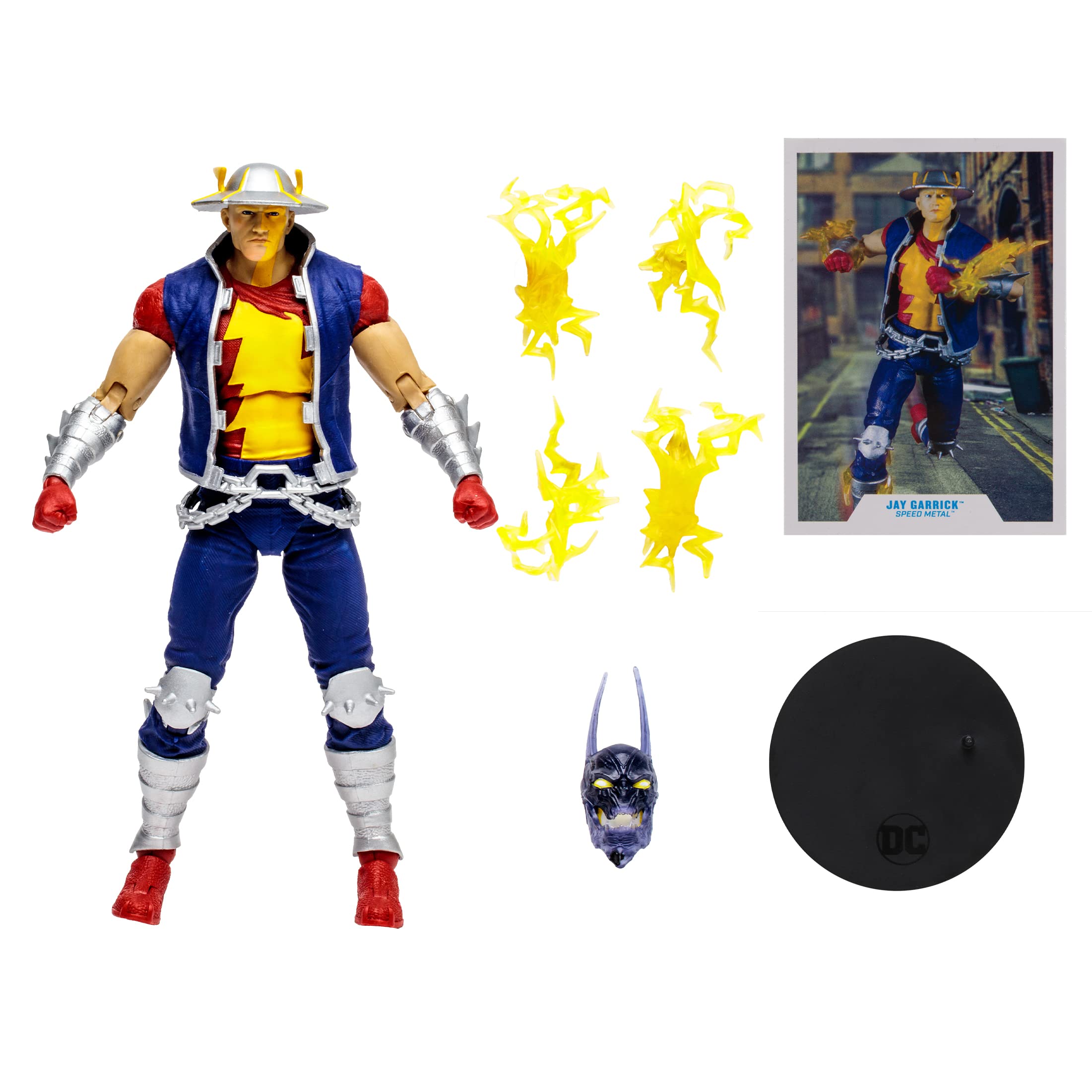 McFarlane Toys McFarlane Toys DC Build-A 7IN Figures WV9 Speed Metal Jay Garrick Action Figure - View 7 of 8