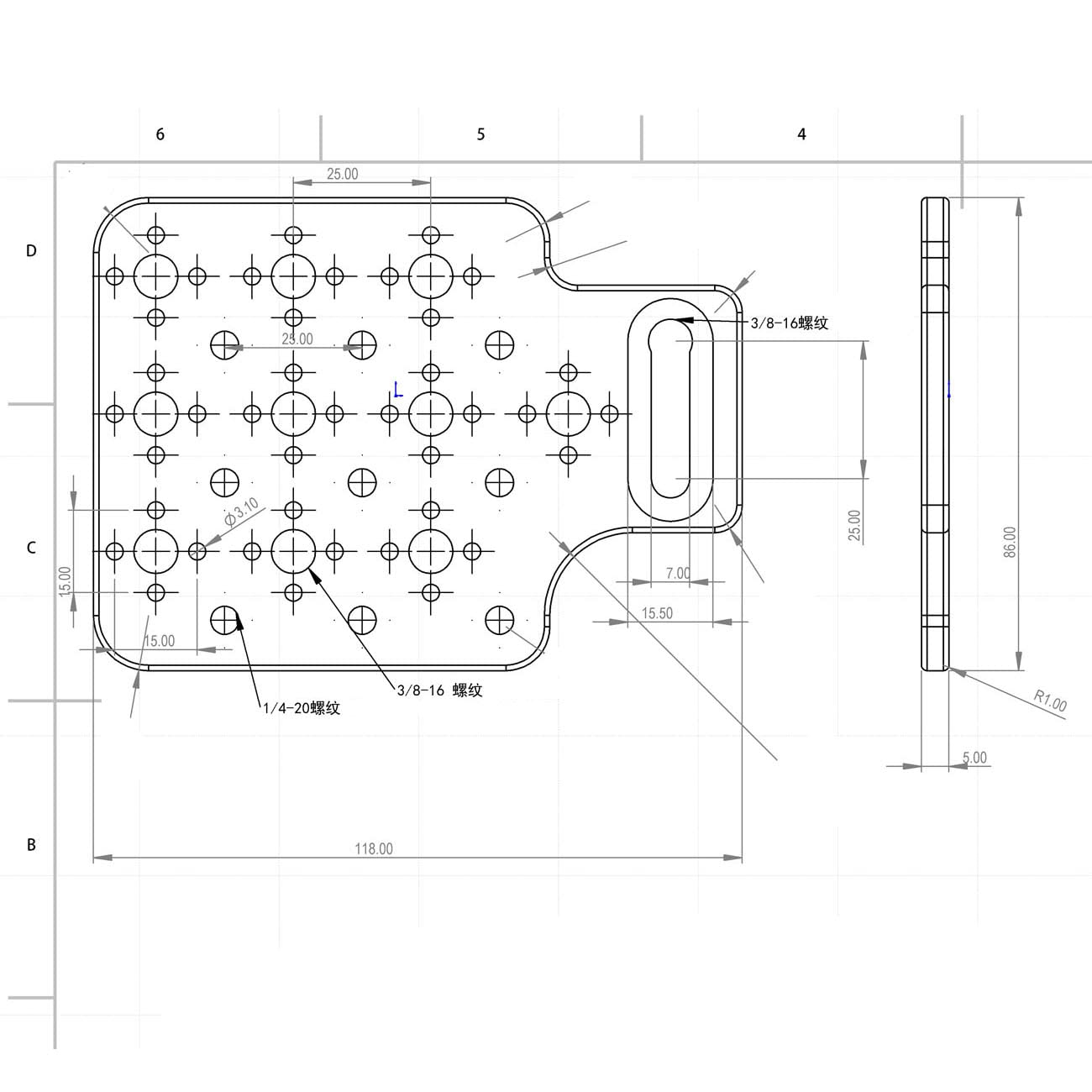 SZJELEN SZJELEN 3/8 Inch Screws Camera Extension Side Universal Small Plate Compatible with All Camera Models Black - View 3 of 6