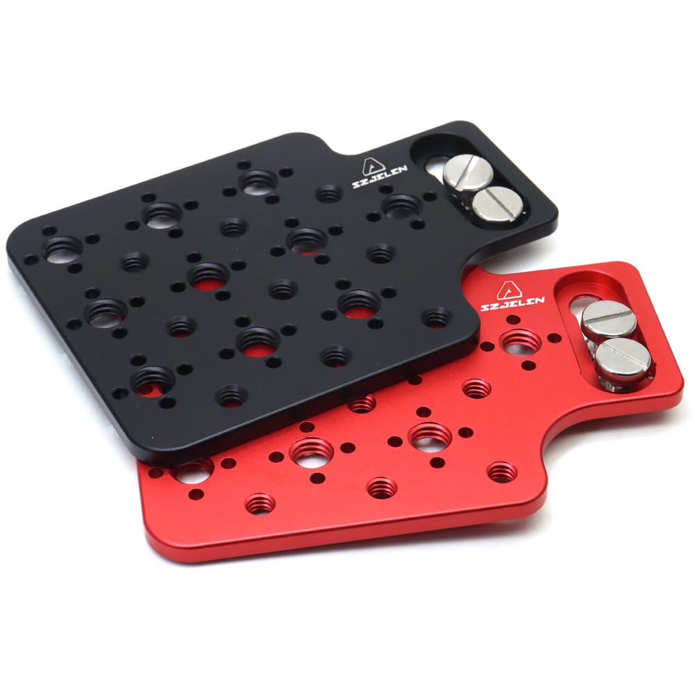 SZJELEN SZJELEN 3/8 Inch Screws Camera Extension Side Universal Small Plate Compatible with All Camera Models Black - View 5 of 6