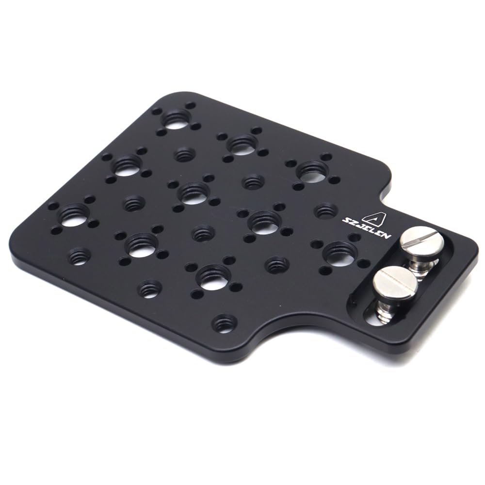 SZJELEN SZJELEN 3/8 Inch Screws Camera Extension Side Universal Small Plate Compatible with All Camera Models Black - View 6 of 6