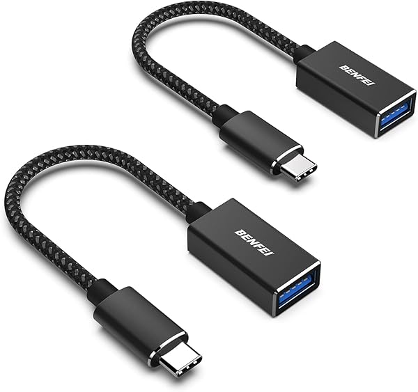 BENFEI BENFEI USB C to USB 3.0 Adapter 2 Pack - Compatible with MacBook, Galaxy Note 20, Pixel & More