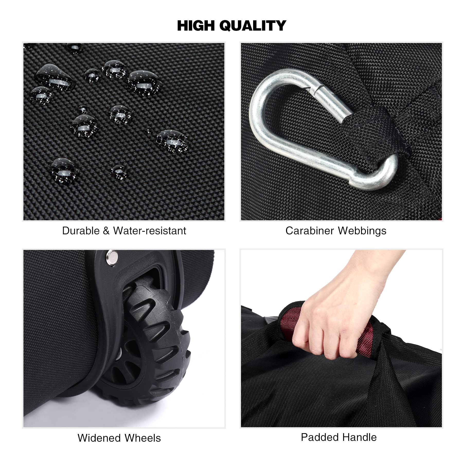 REDCAMP 85L 120L 140L Foldable Duffle Bag with Wheels, Large Travel Duffel Bag, 120l Camouflage - View 4 of 9