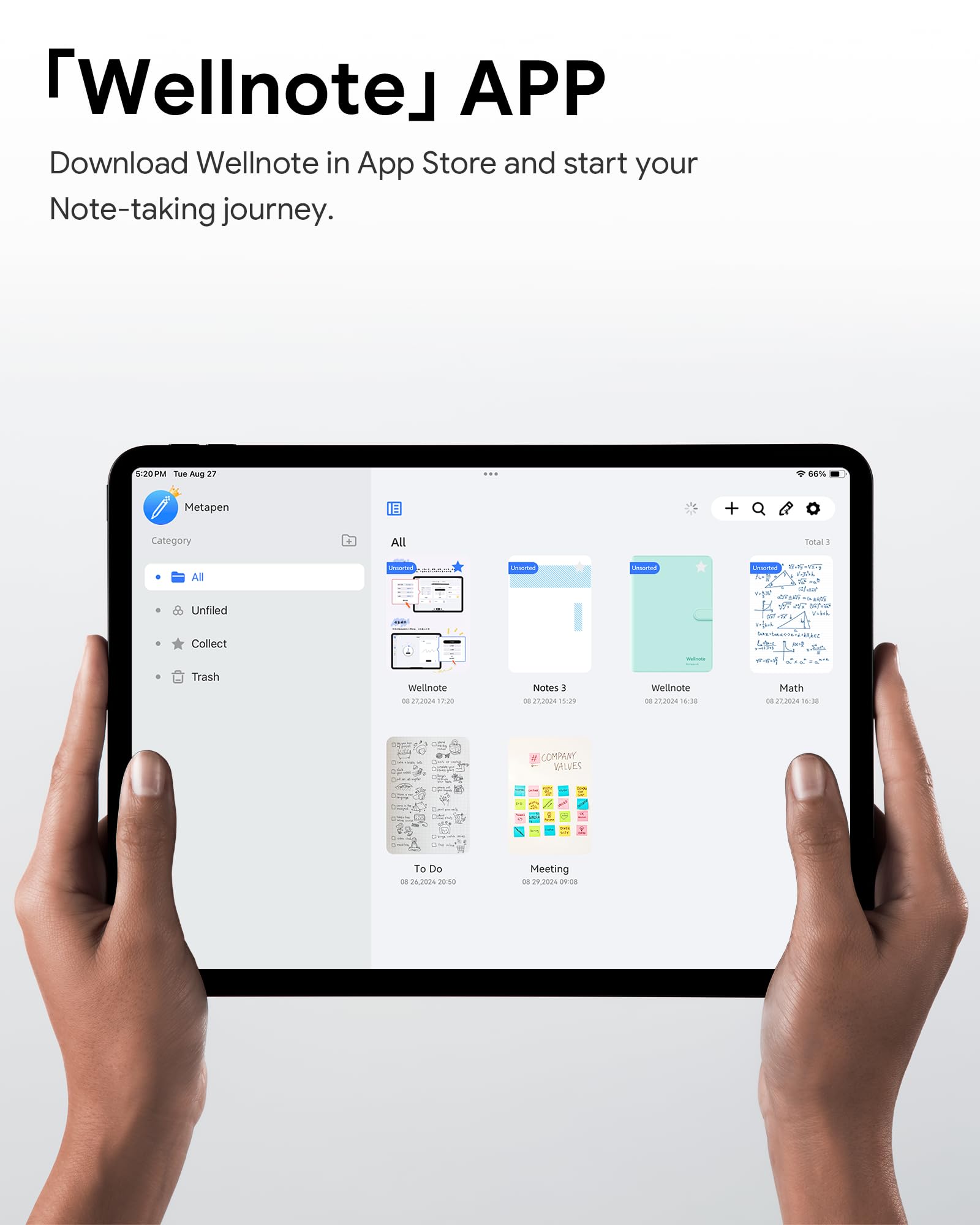 metapen Metapen Pencil A11 for iPad 6th to 11th Gen Bluetooth Stylus Pen with Quick Button and Fast Charge for Apple Devices 2018 to 2024 - View 2 of 8