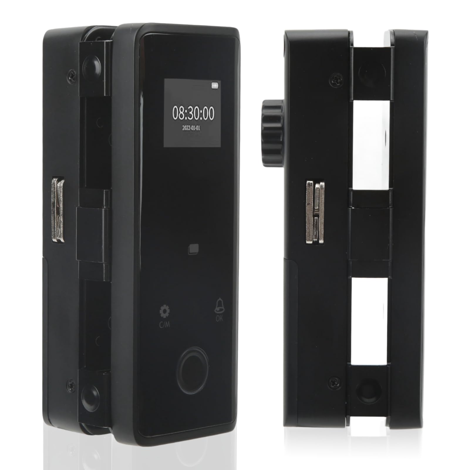 Dioche Smart Lock Keyless Entry Deadbolt Electronic Digital Glass Door Lock with Fingerprint and Password Entry Touchscreen Keypad for Office