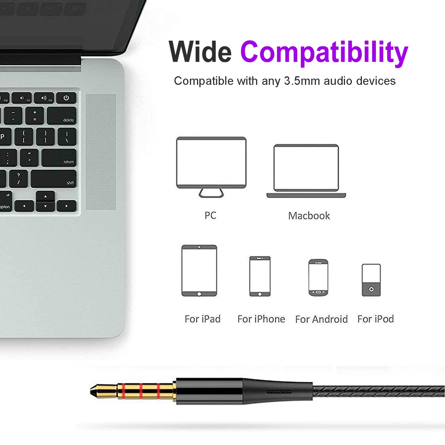 Earbuds Wired with Microphone Pack of 6, in-Ear Headphones,Noise Isolating,Powerful Heavy Bass, Earphones Compatible with iPhone, iPod, iPad, MP3, - View 4 of 6