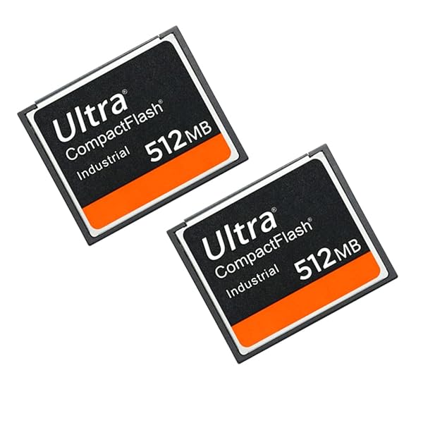LILIWELL 512MB Ultra Compact Flash Memory Card 2PACK for DSLR Cameras High Speed Reliable Storage