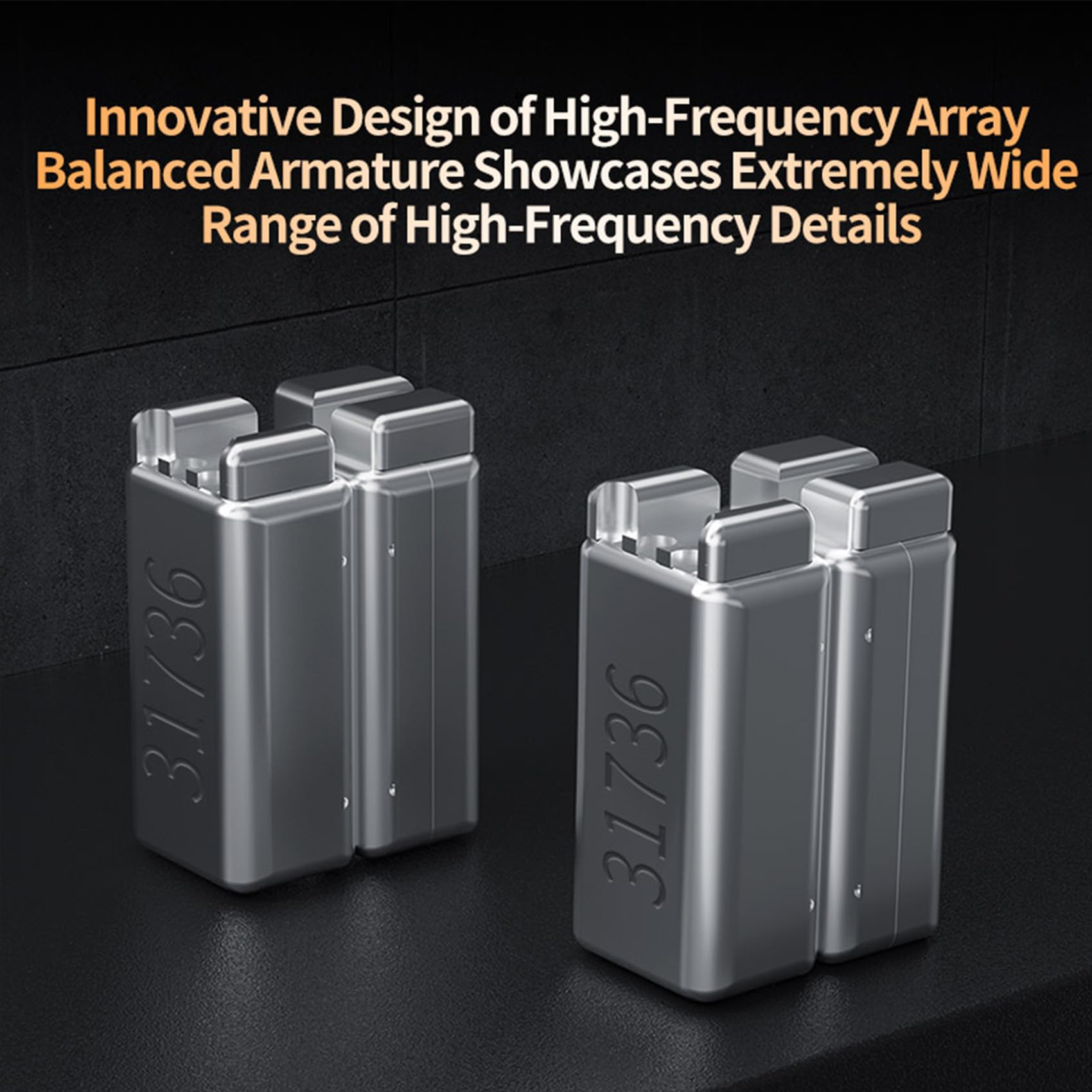 KZ ZS10 Pro X in Ear Monitor Headphone, Upgraded 4BA 1DD KZ Headphone Multi Driver in Ear IEM Earphone with Detachable Silver-Plated 0.75mm 2Pin - View 4 of 8