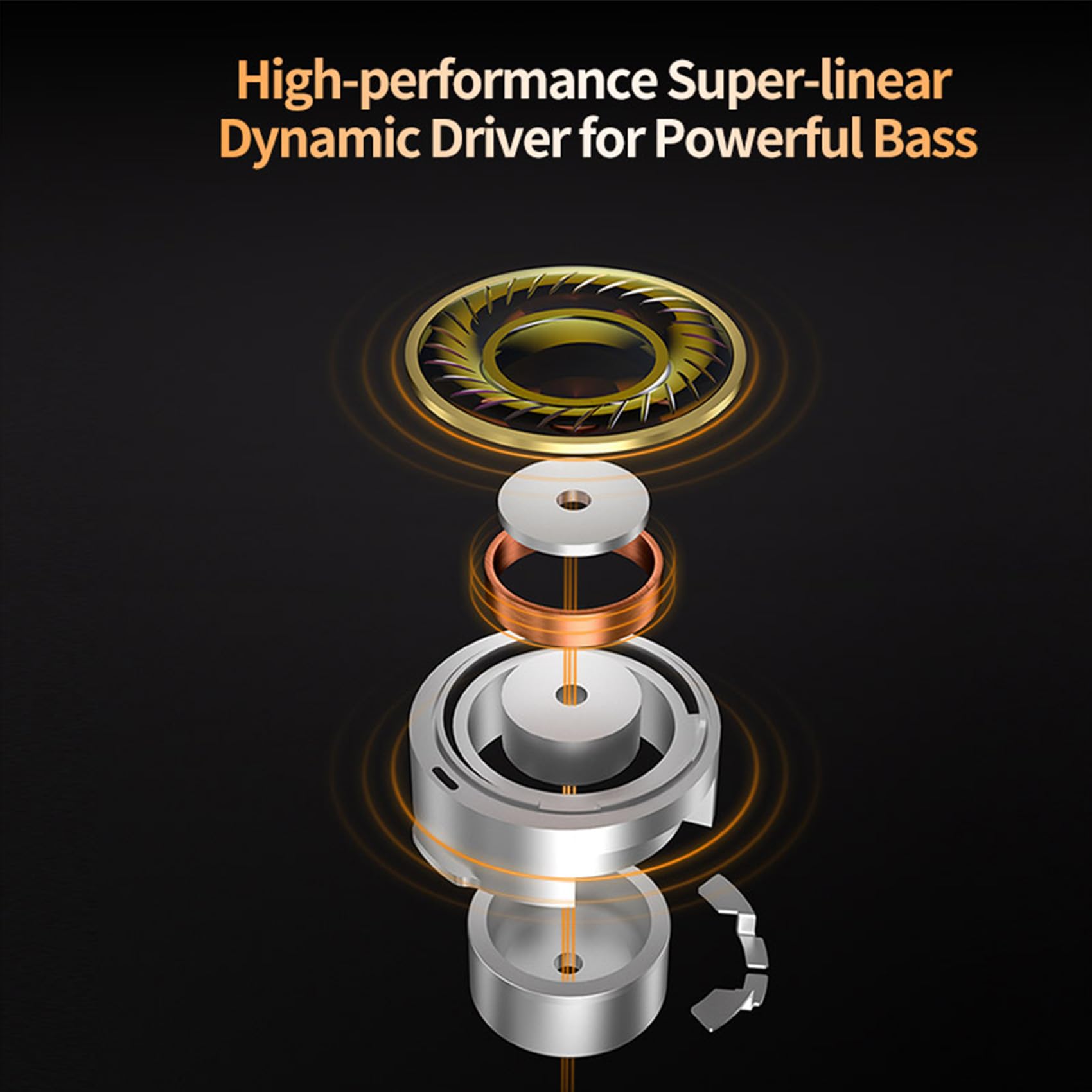 KZ ZS10 Pro X in Ear Monitor Headphone, Upgraded 4BA 1DD KZ Headphone Multi Driver in Ear IEM Earphone with Detachable Silver-Plated 0.75mm 2Pin - View 6 of 8