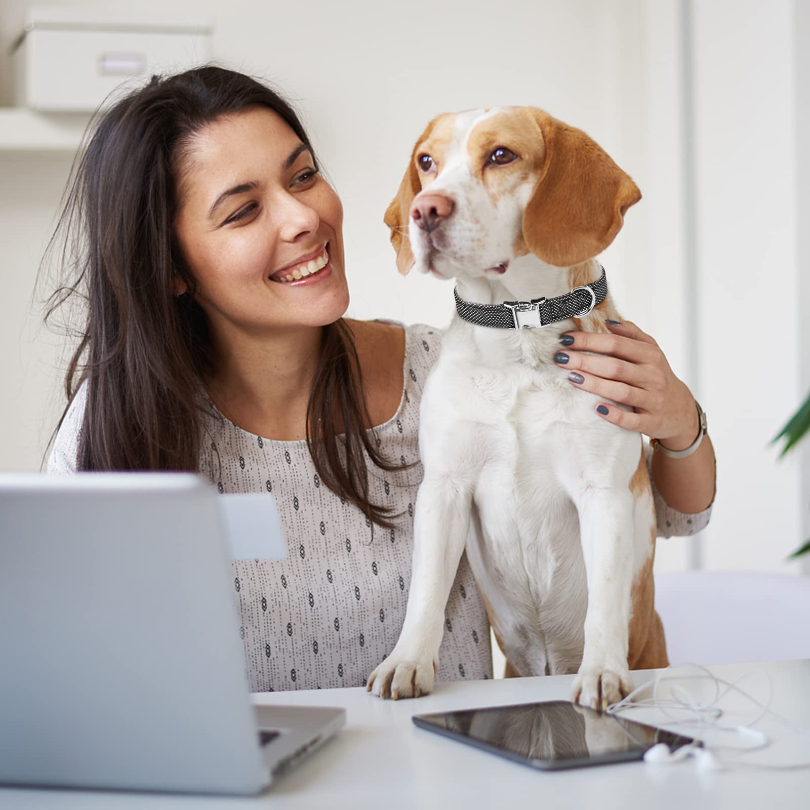 ESGPET ESGPET Reflective Dog Collar Strap Replacement for Shock Collars Compatible with Most Brands 2 Pack - View 7 of 7