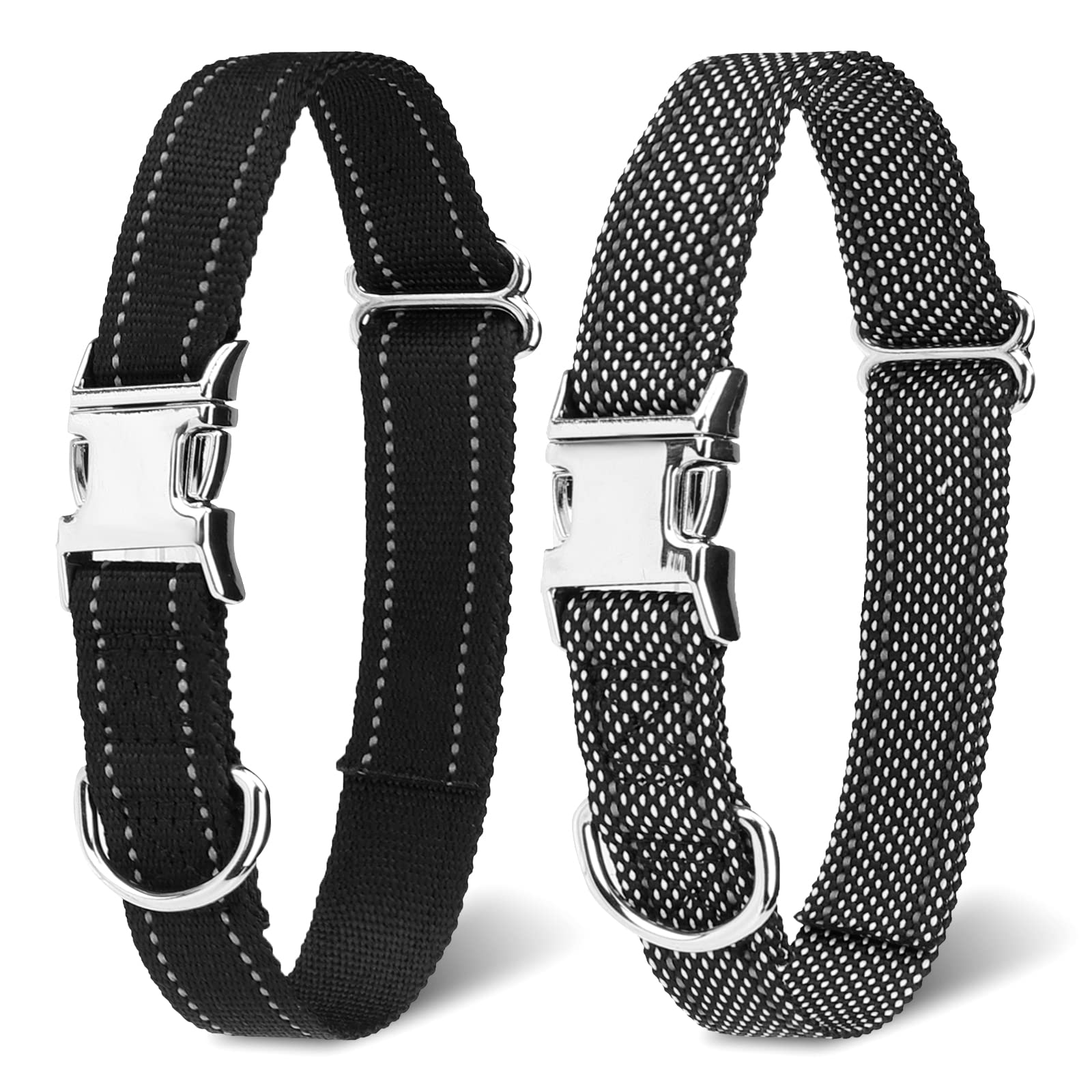 ESGPET ESGPET Reflective Dog Collar Strap Replacement for Shock Collars Compatible with Most Brands 2 Pack