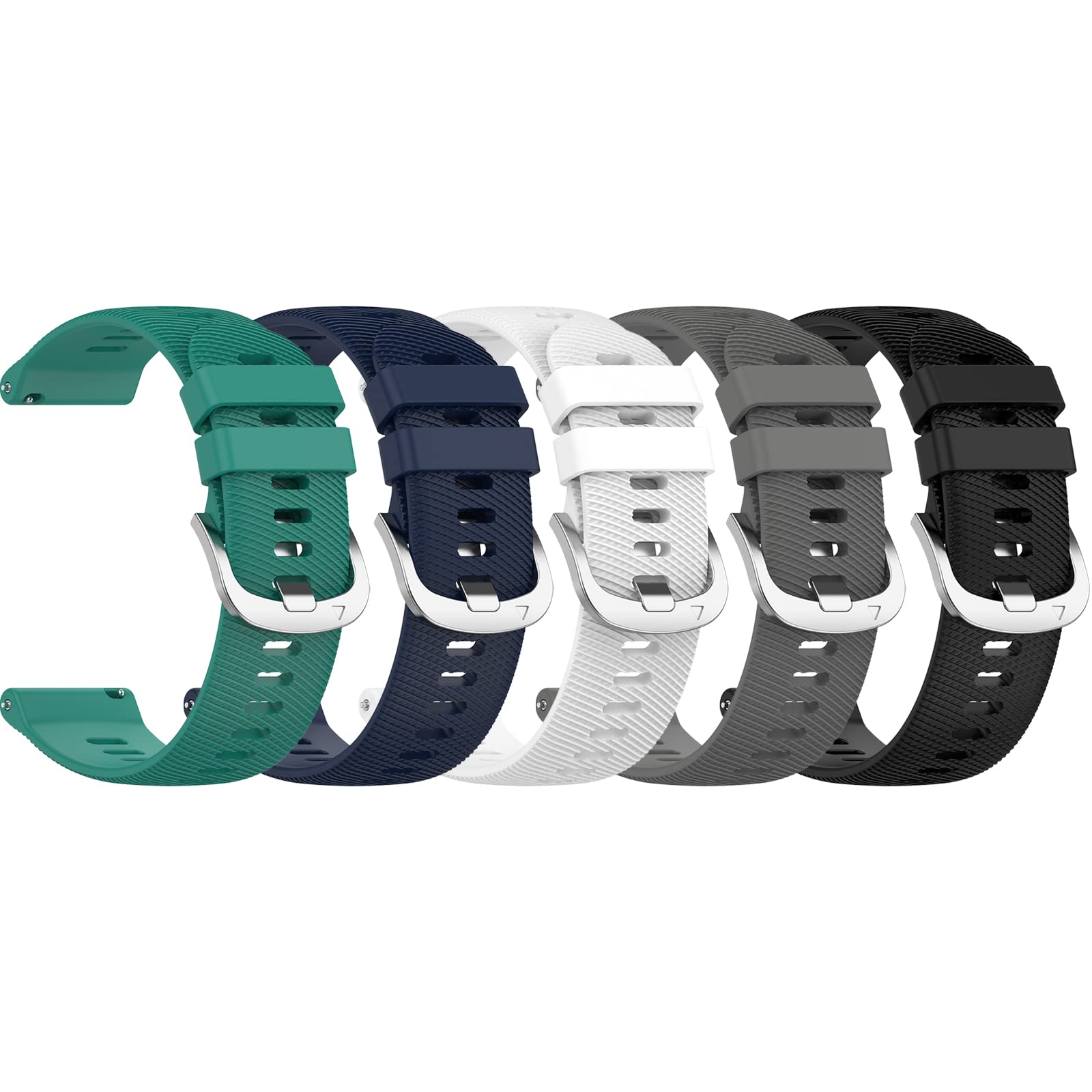 18mm Bands Compatible with Fossil Women's Gen6 42mm Gen 5E 42mm Smart Watch, Replacement Wrist Strap for Gen4 Sport Scarlette Venture HR Charter HR