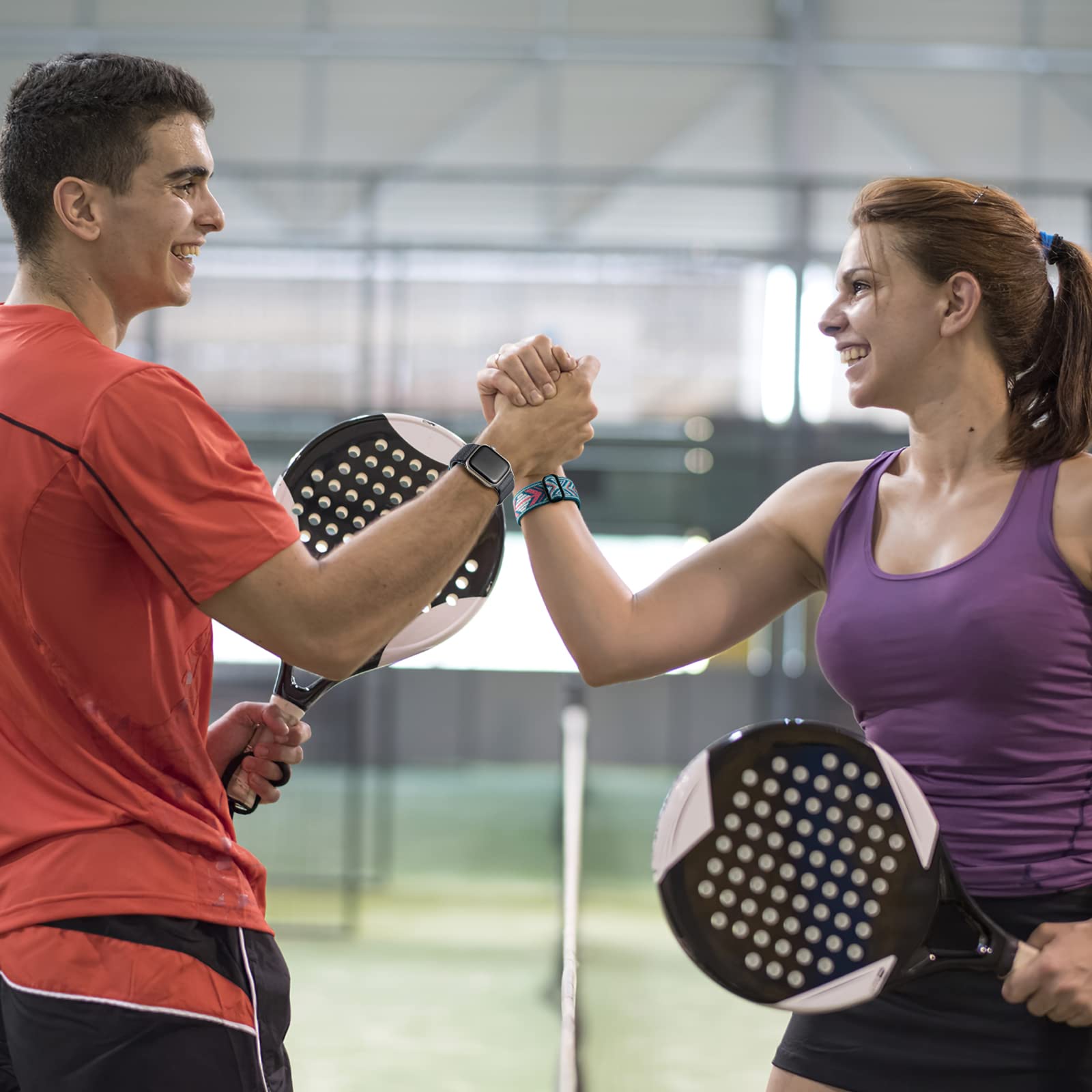 Maledan 10 Pack Stretchy Nylon Solo Loop Apple Watch Band Adjustable Braided Sport Elastic Wristband for Men and Women 44mm 45mm 42mm 49mm - View 7 of 9