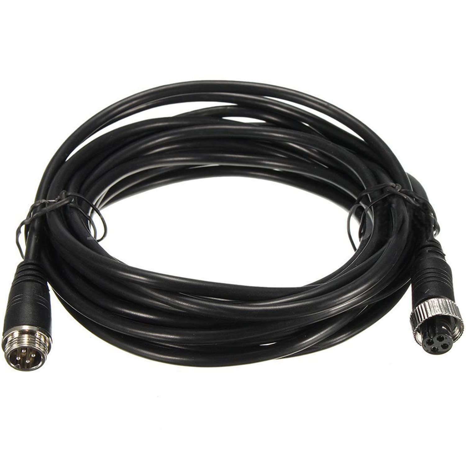 DOUXURY 66 FT 4 Pin AV Extension Cable for Backup Backup Camera System Front Rear Side View Camera RV Truck Trailer Camper Bus Motorhome Waterproof