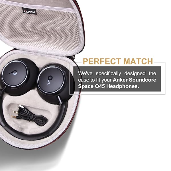 L LTGEM LTGEM Hard Case for Anker Soundcore Q45/Q35 Headphones - Durable Storage & Protection - View 4 of 9