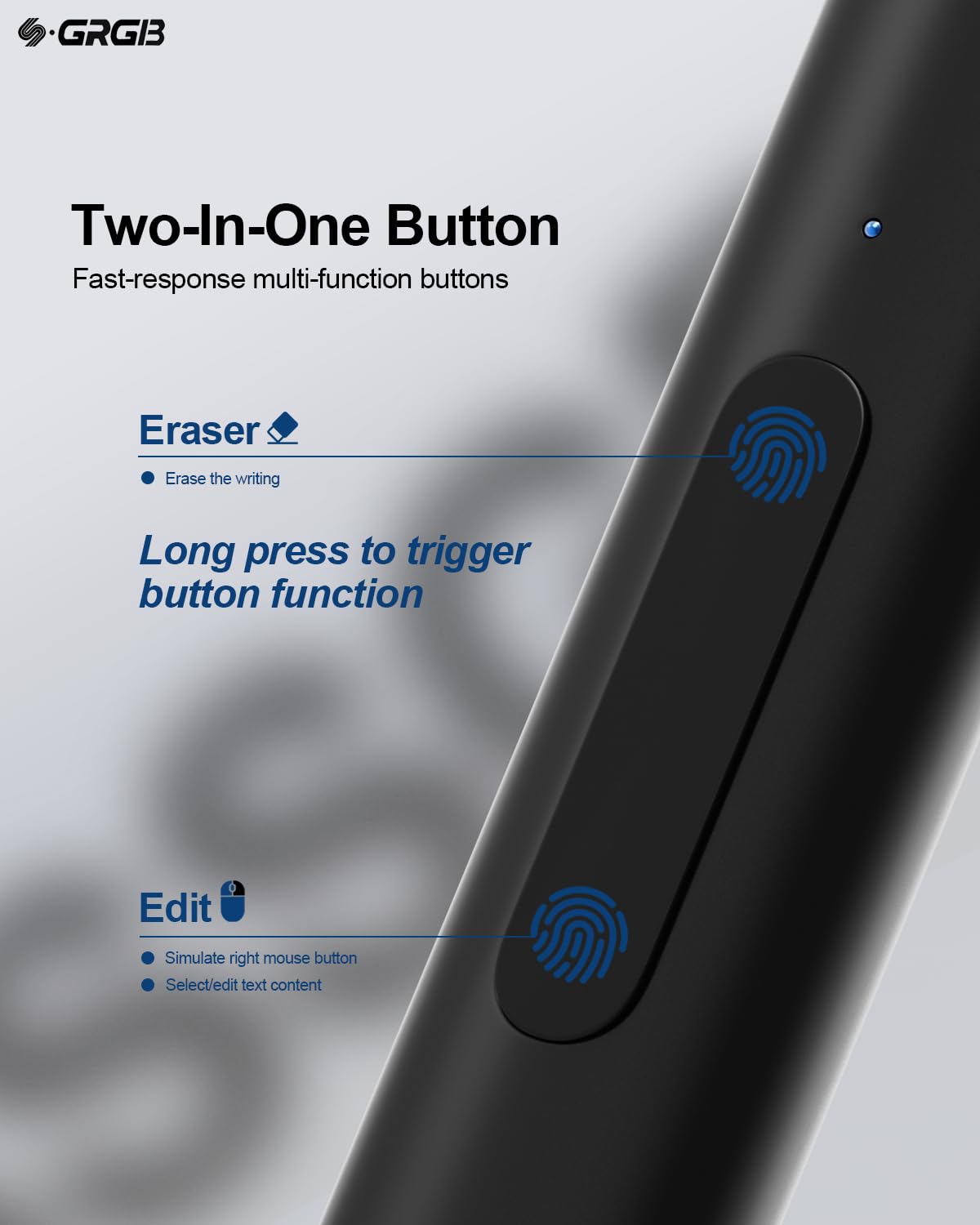 SSS·GRGB SSS GRGB Stylus Pen for Microsoft Surface Pro Go Laptop Studio Book with 4096 Tilt Pressure Palm Rejection Magnetic Attachment Silver - View 7 of 9