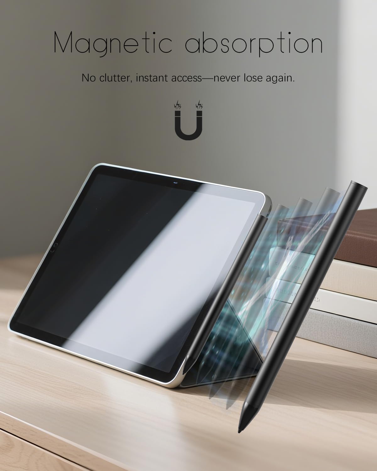 SSS·GRGB SSS GRGB Stylus Pen for Microsoft Surface Pro Go Laptop Studio Book with 4096 Tilt Pressure Palm Rejection Magnetic Attachment Silver - View 9 of 9