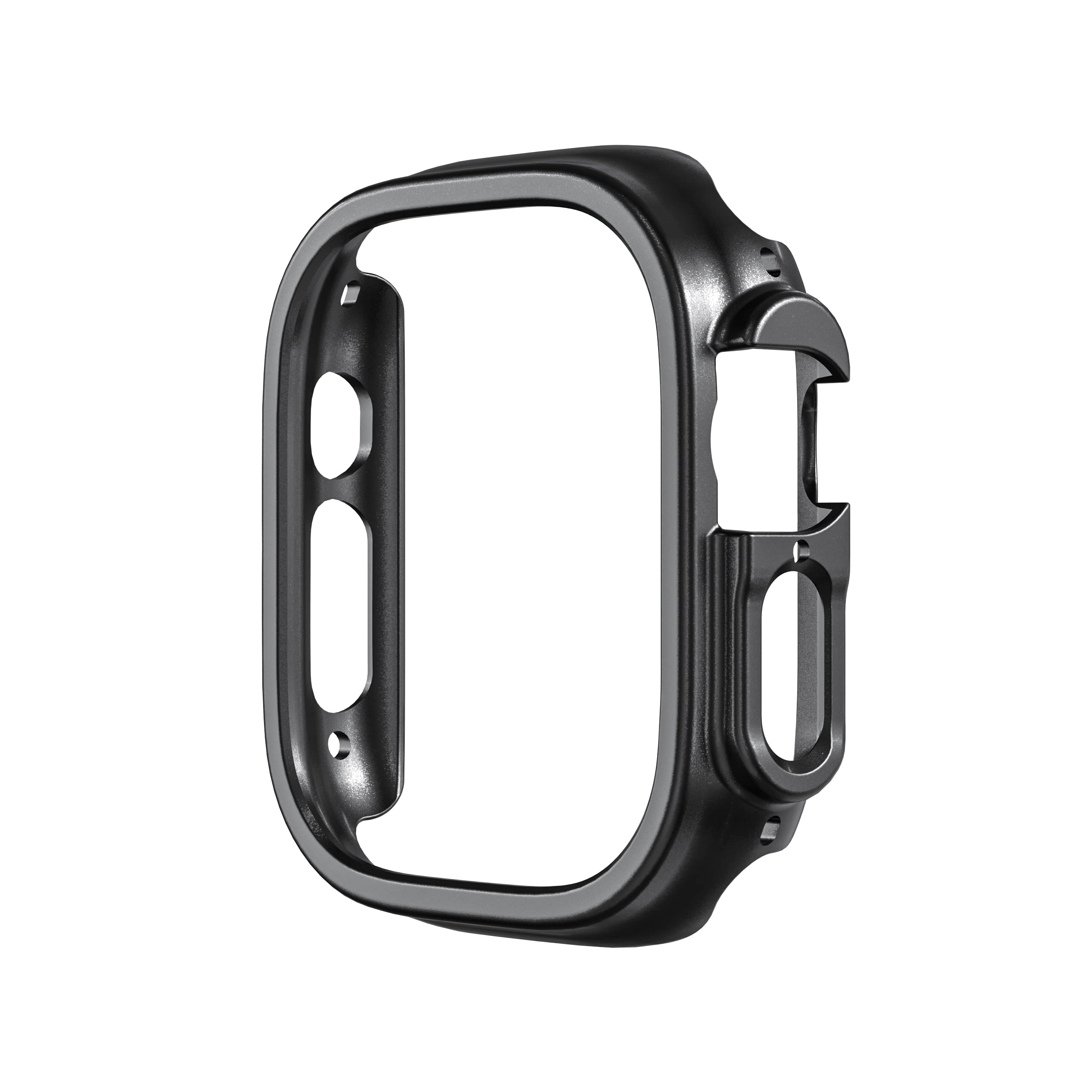 Compatible with Apple Watch Ultra 3 2 1 49mm Hard PC Case Cover - Impact Resistant, Shockproof, All-Around Edge Protective Bumper Cover (Black) - View 5 of 9