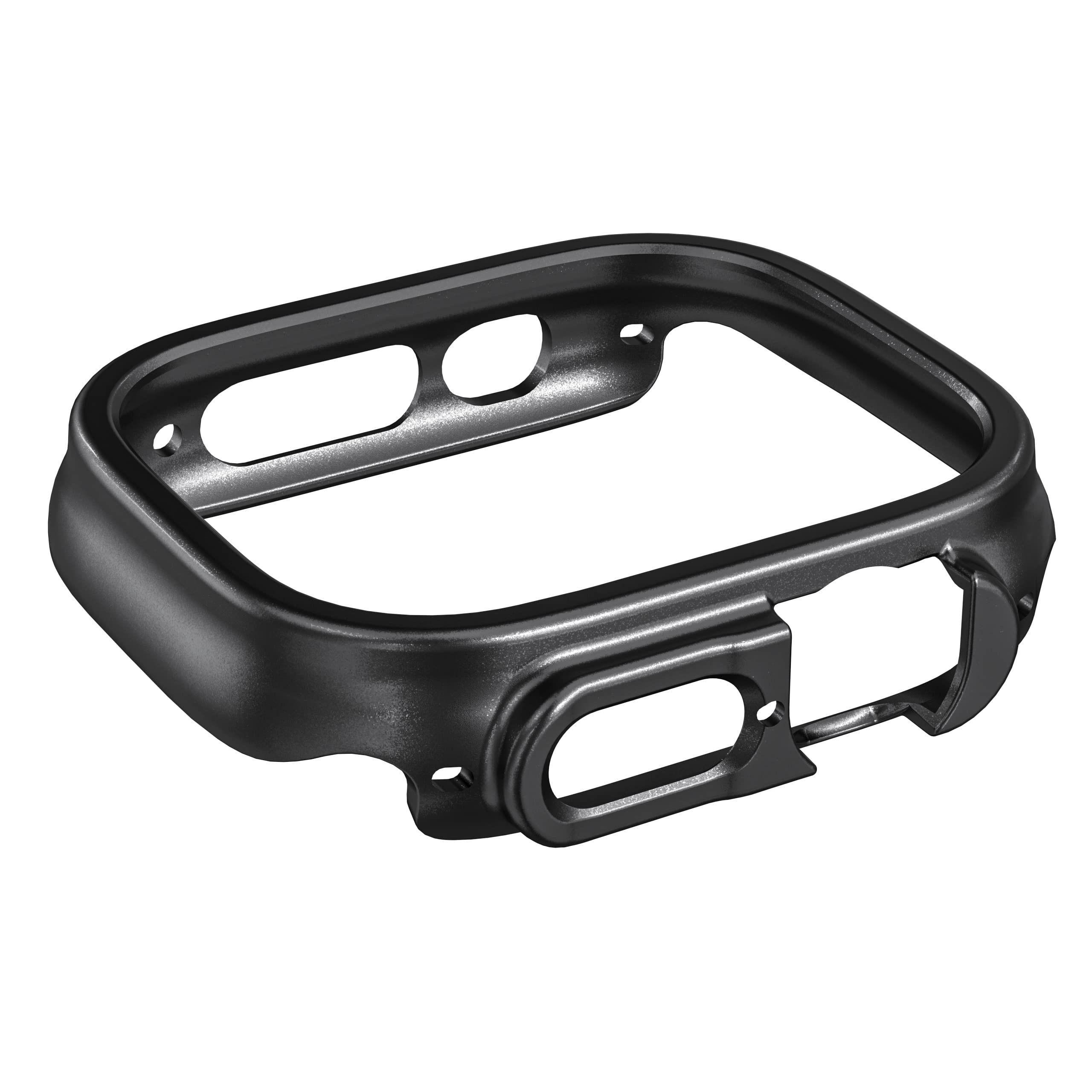 Compatible with Apple Watch Ultra 3 2 1 49mm Hard PC Case Cover - Impact Resistant, Shockproof, All-Around Edge Protective Bumper Cover (Black) - View 6 of 9