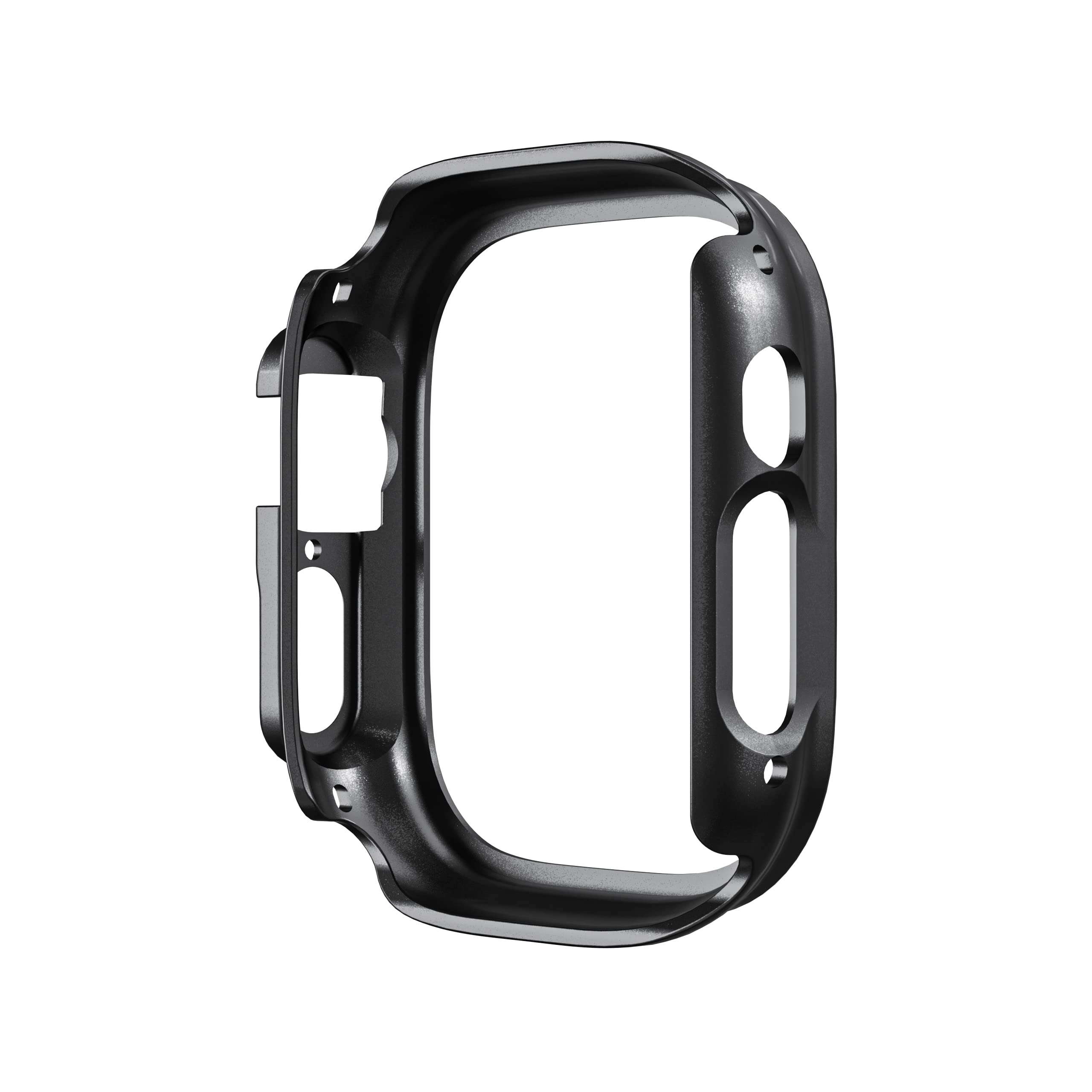 Compatible with Apple Watch Ultra 3 2 1 49mm Hard PC Case Cover - Impact Resistant, Shockproof, All-Around Edge Protective Bumper Cover (Black) - View 7 of 9