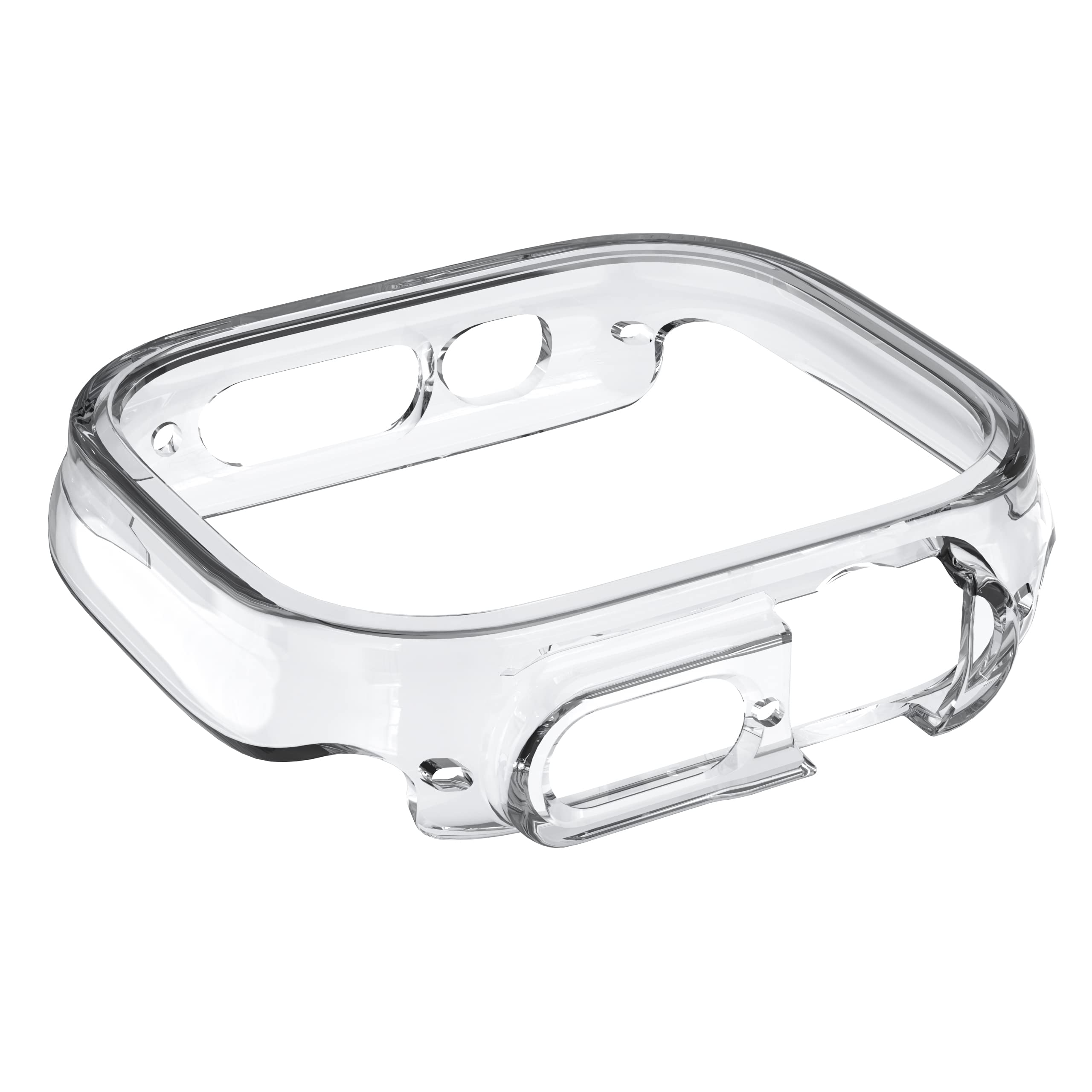 Compatible with Apple Watch Ultra 3 2 1 49mm Hard PC Case Cover - Impact Resistant, Shockproof, All-Around Edge Protective Bumper Cover (Clear) - View 7 of 9