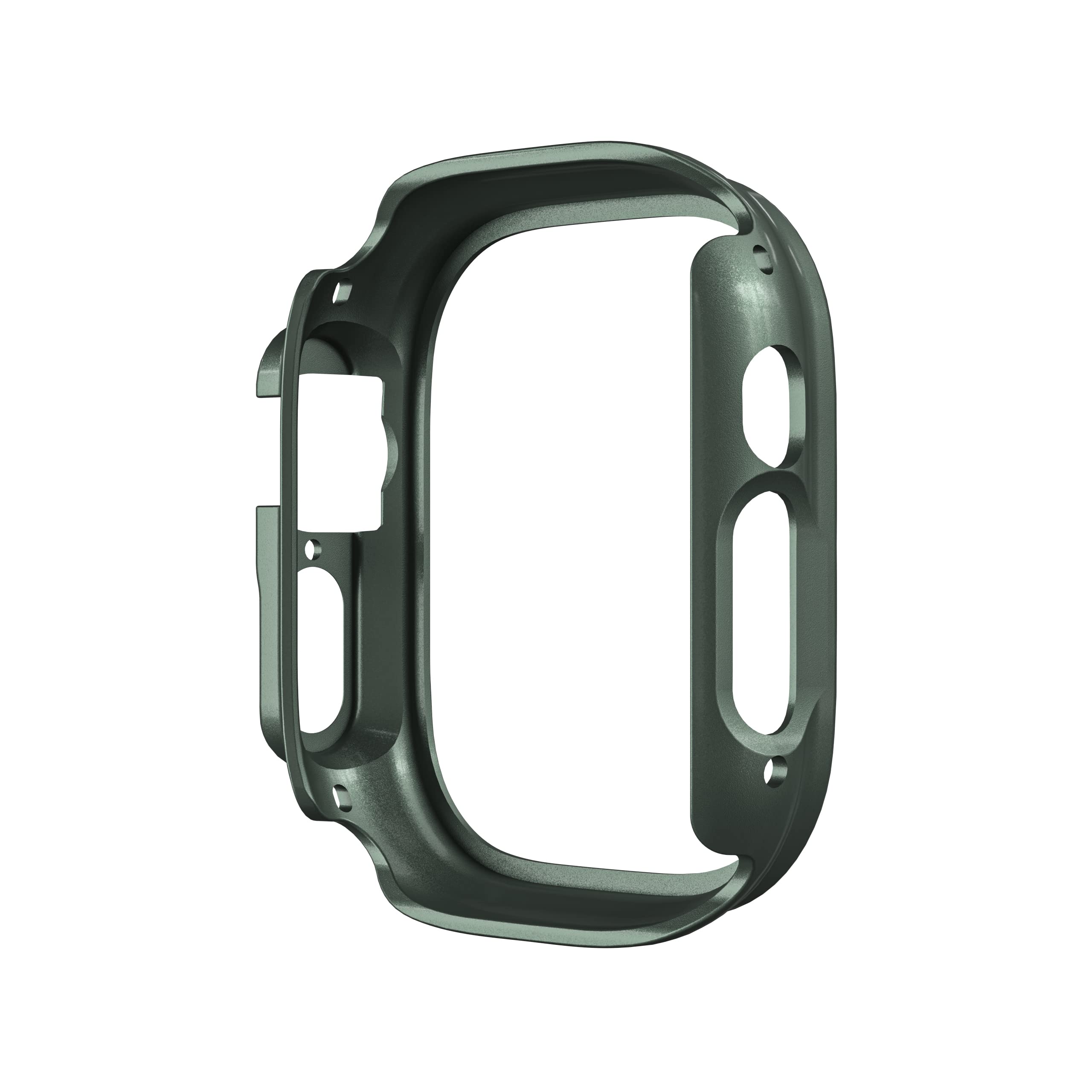 Compatible with Apple Watch Ultra 3 2 1 49mm Hard PC Case Cover - Impact Resistant, Shockproof, All-Around Edge Protective Bumper Cover (Green) - View 6 of 9