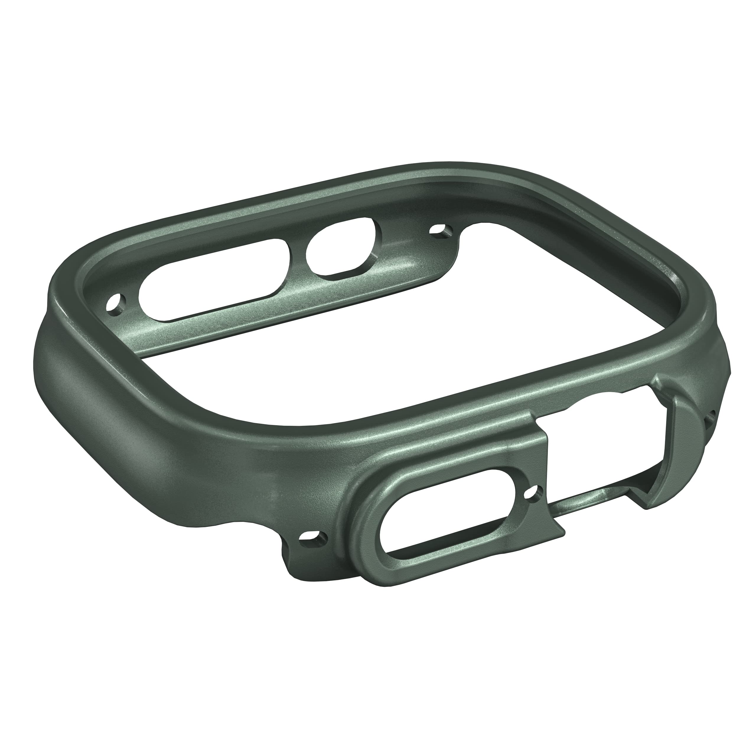 Compatible with Apple Watch Ultra 3 2 1 49mm Hard PC Case Cover - Impact Resistant, Shockproof, All-Around Edge Protective Bumper Cover (Green) - View 7 of 9