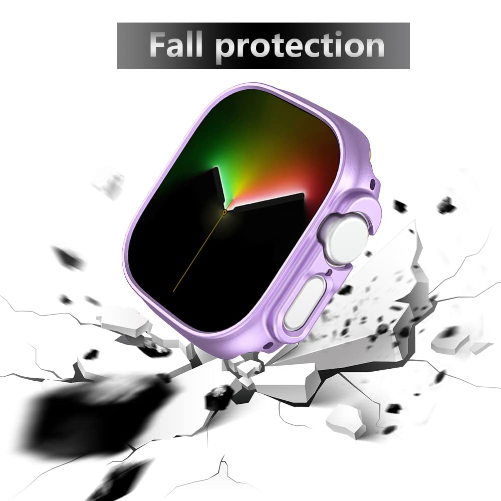 Yrzper Apple Watch Ultra 49mm Hard PC Case Cover Shockproof Protective Bumper Purple - View 2 of 7