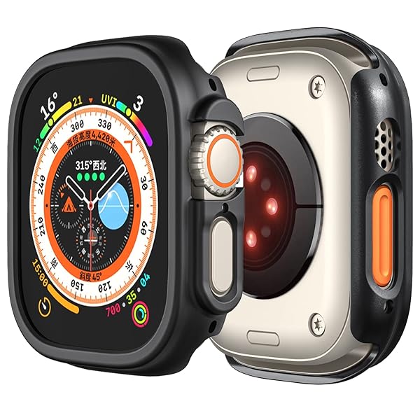 Yrzper Apple Watch Ultra 2 & 49mm Hard PC Case - Shockproof Bumper Cover (3-Pack) for Ultimate Protection - View 6 of 11