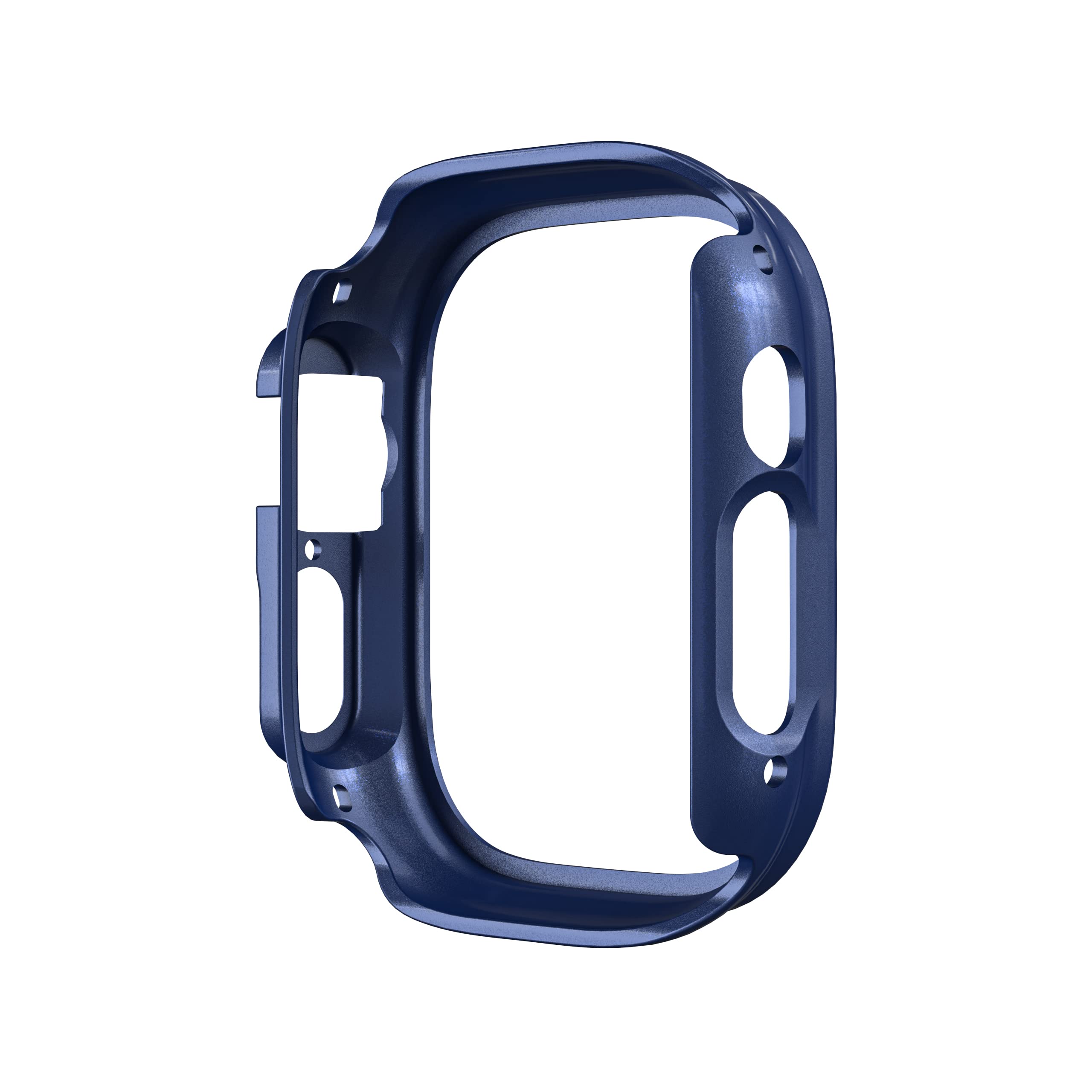 Compatible with Apple Watch Ultra 3 2 1 49mm Hard PC Case Cover - Impact Resistant, Shockproof, All-Around Edge Protective Bumper Cover (Blue) - View 6 of 9