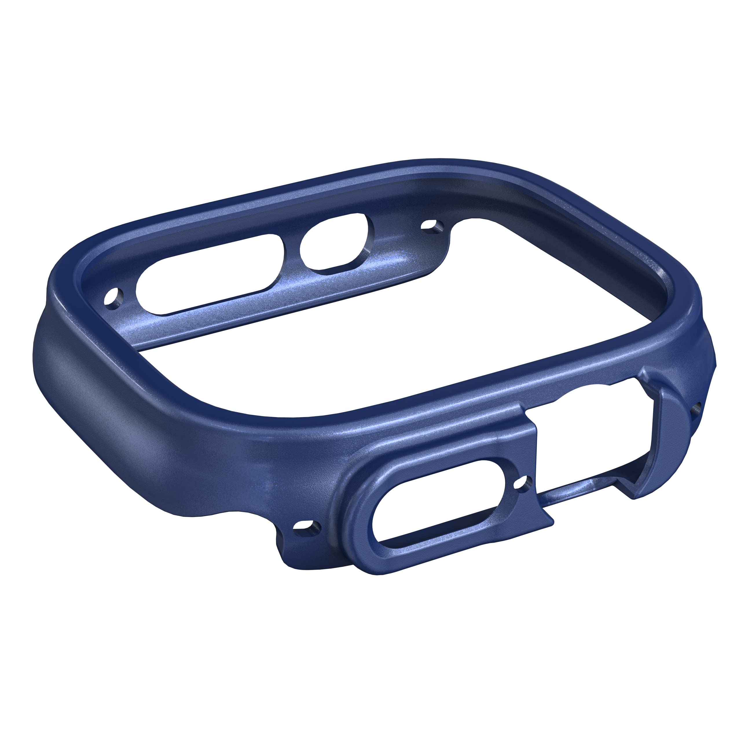 Compatible with Apple Watch Ultra 3 2 1 49mm Hard PC Case Cover - Impact Resistant, Shockproof, All-Around Edge Protective Bumper Cover (Blue) - View 7 of 9