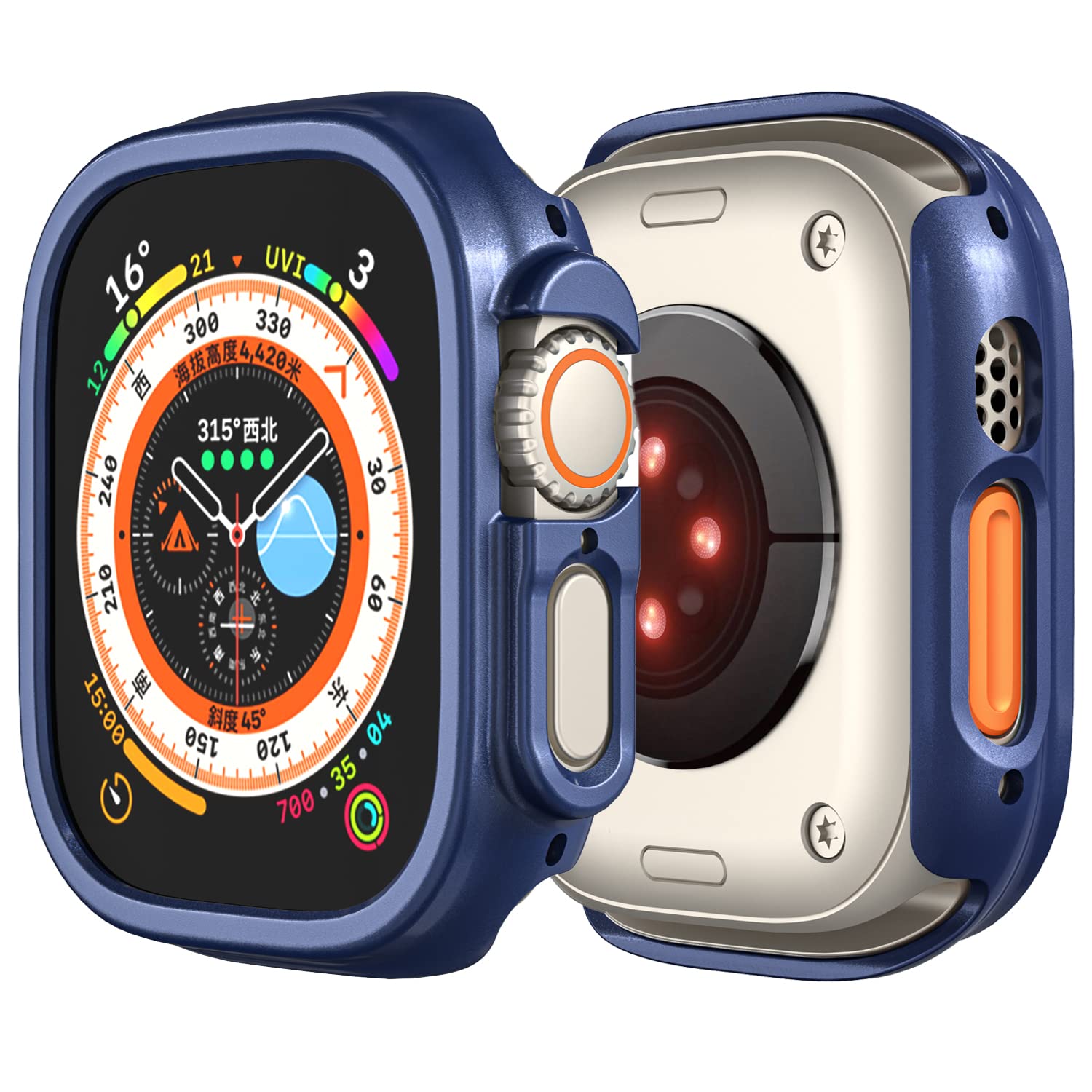 Compatible with Apple Watch Ultra 3 2 1 49mm Hard PC Case Cover - Impact Resistant, Shockproof, All-Around Edge Protective Bumper Cover (9Pack) - View 2 of 9