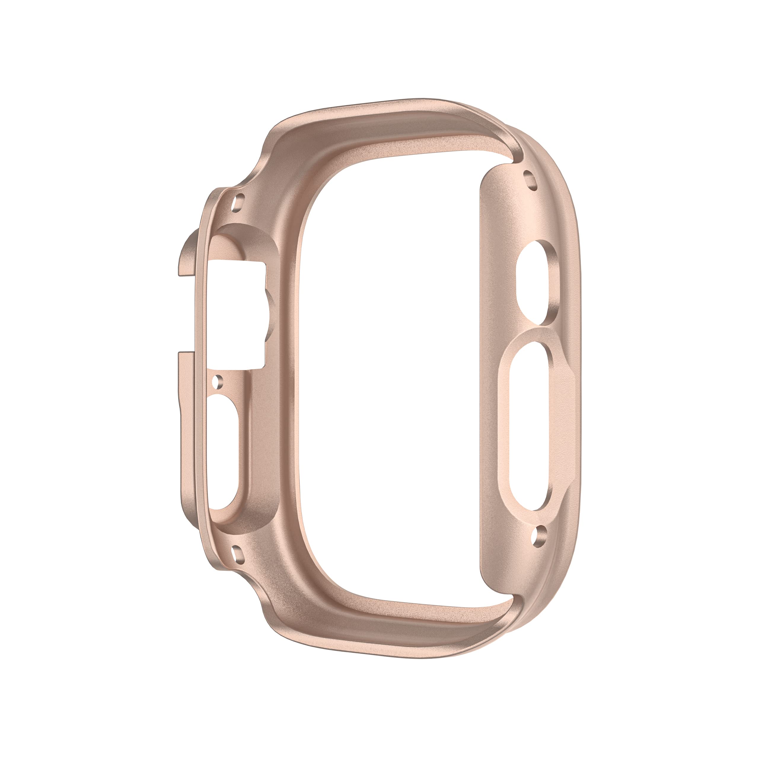 Compatible with Apple Watch Ultra 3 2 1 49mm Hard PC Case Cover - Impact Resistant, Shockproof, All-Around Edge Protective Bumper Cover (Rose Gold) - View 6 of 9