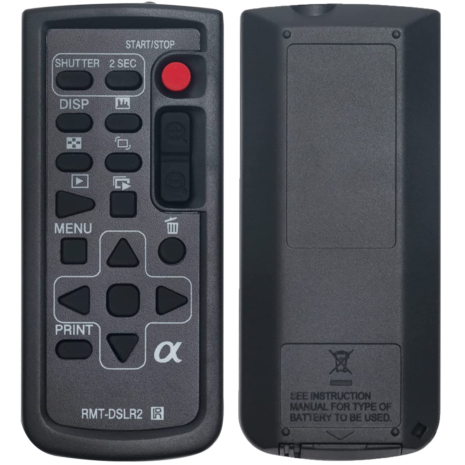 PERFASCIN PerFascin RMT-DSLR2 Remote Control for Sony NEX Alpha SLT Cameras A6400 A9 A7RIII A7III A7RII A7SII A7II A6500 A6300 A6000 - View 6 of 9