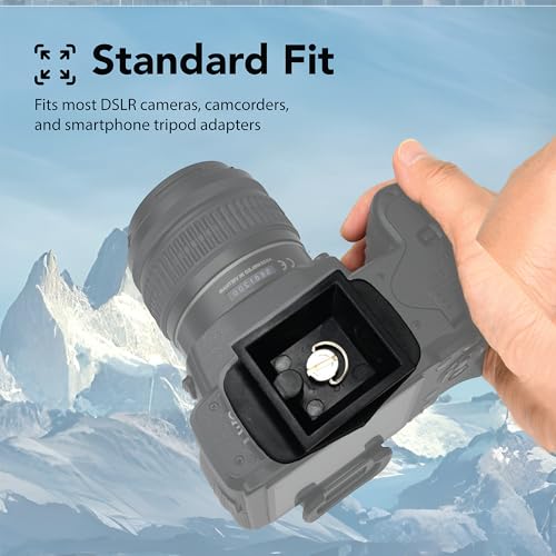 Foto&Tech Foto&Tech 44mm Tripod Quick Release Plate - DSLR & Smartphone Adapter for Vista & More - View 5 of 8