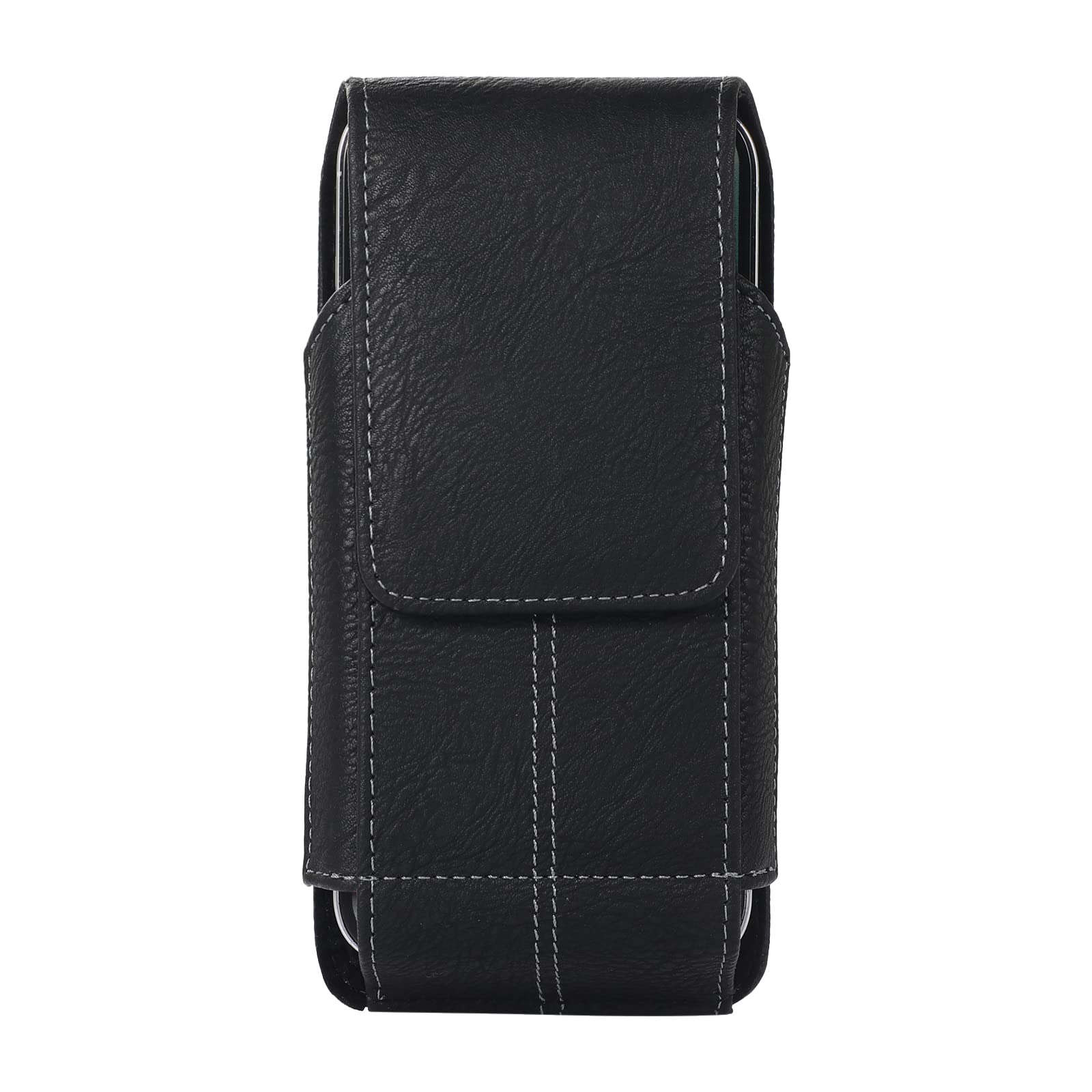 AWDO Vertical PU Leather Swivel Belt Clip Case Cell Phone Holster Pouch for Google Pixel 6a 5a 4a 5G Galaxy S21 Fe S22 S20 S10 Note 10 A10e A10S - View 7 of 7