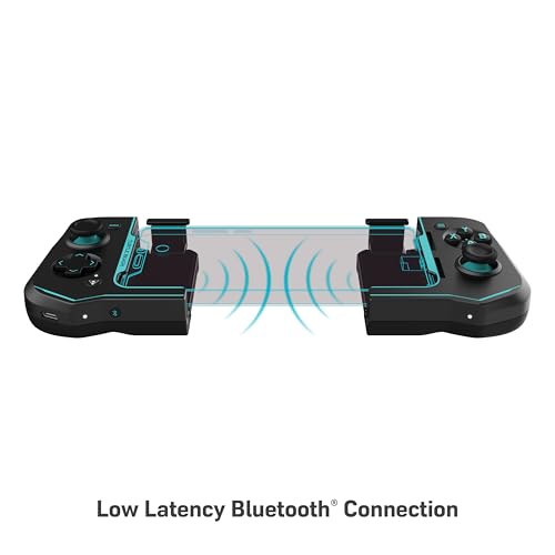 Turtle Beach Buy Turtle Beach Atom Mobile Game Controller - Bluetooth for Android Cloud Gaming, Compact Design & Low Latency - Black/Teal - View 7 of 11