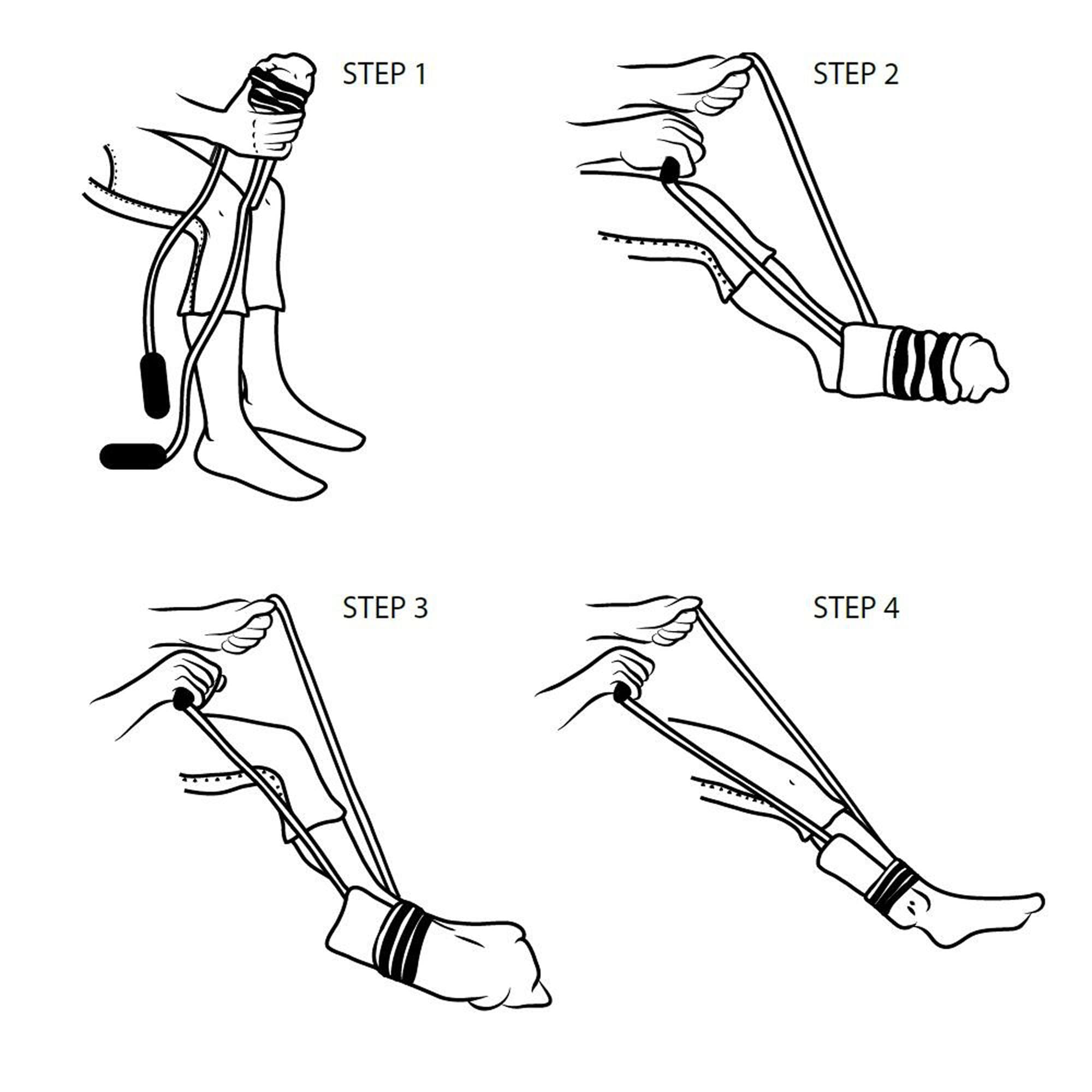 Makihoma Makihoma Sock Aid Helper Tool Easy On Easy Off Stocking Slider Pulling Assist Device for Effortless Sock Wearing - View 3 of 6